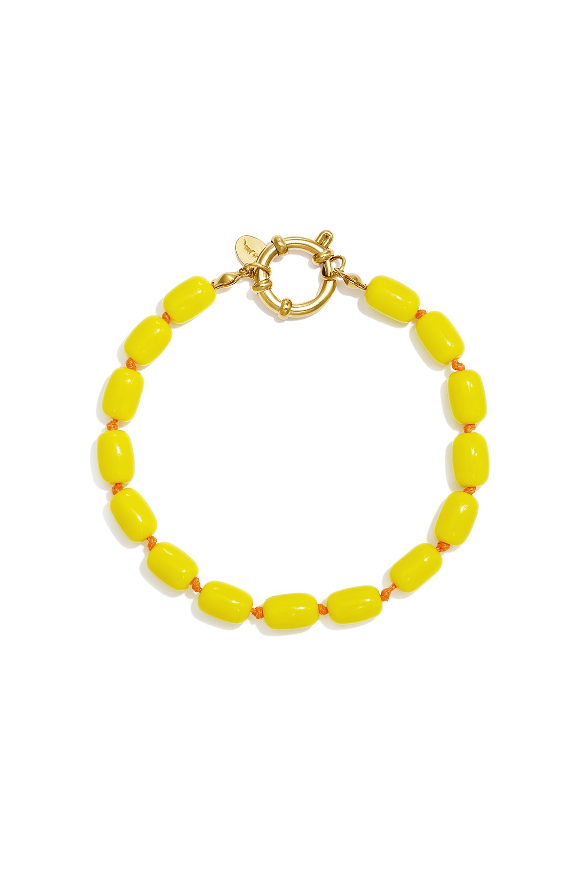 Adelia´s Perlenarmband »Armband mit Glasperlen 19 cm« Stylischer Modeschmuck mit glänzenden, länglichen Glasperlen