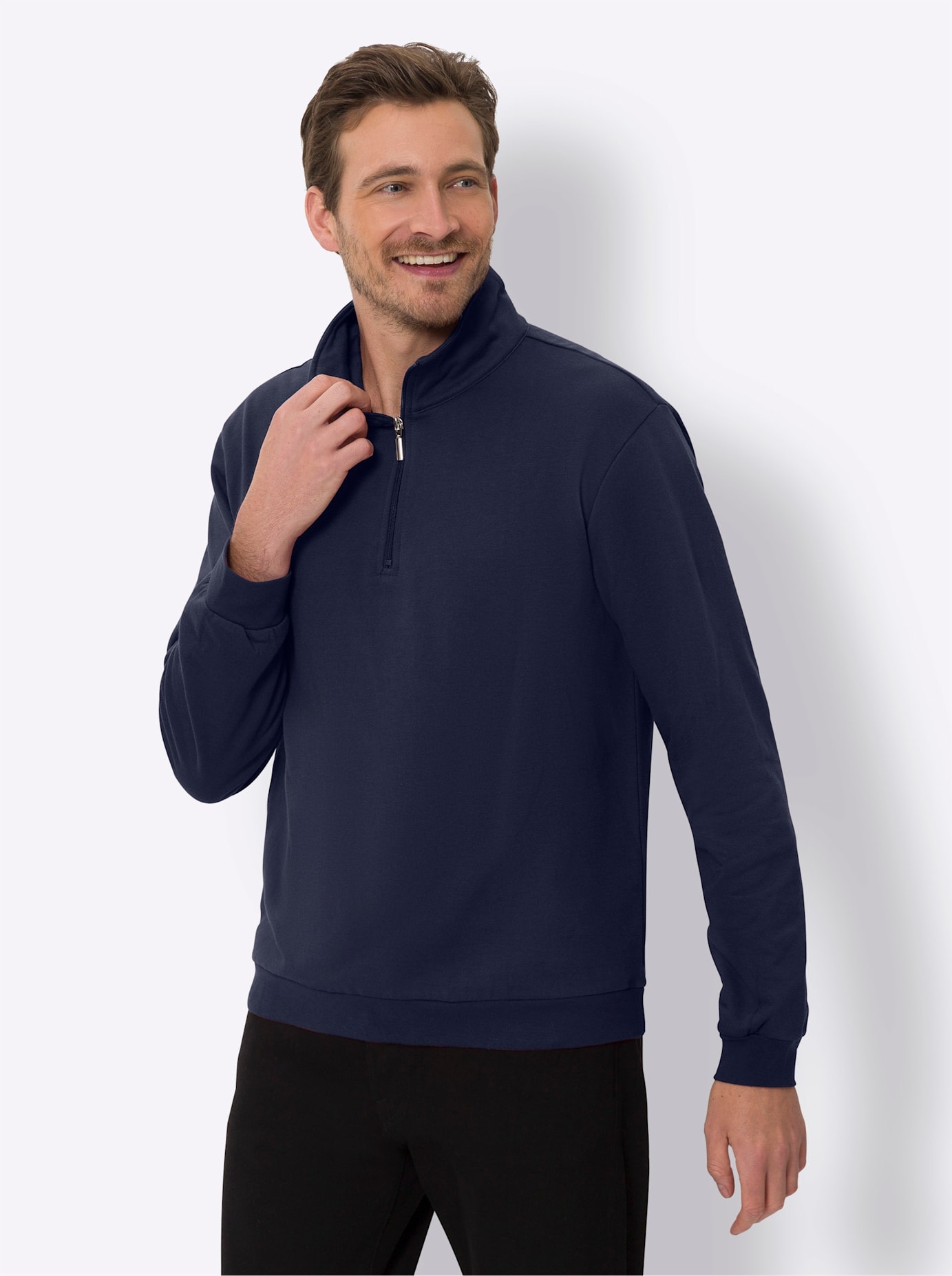 Classic Langarmshirt "Sweatshirt" 1 Stk. tlg. günstig online kaufen