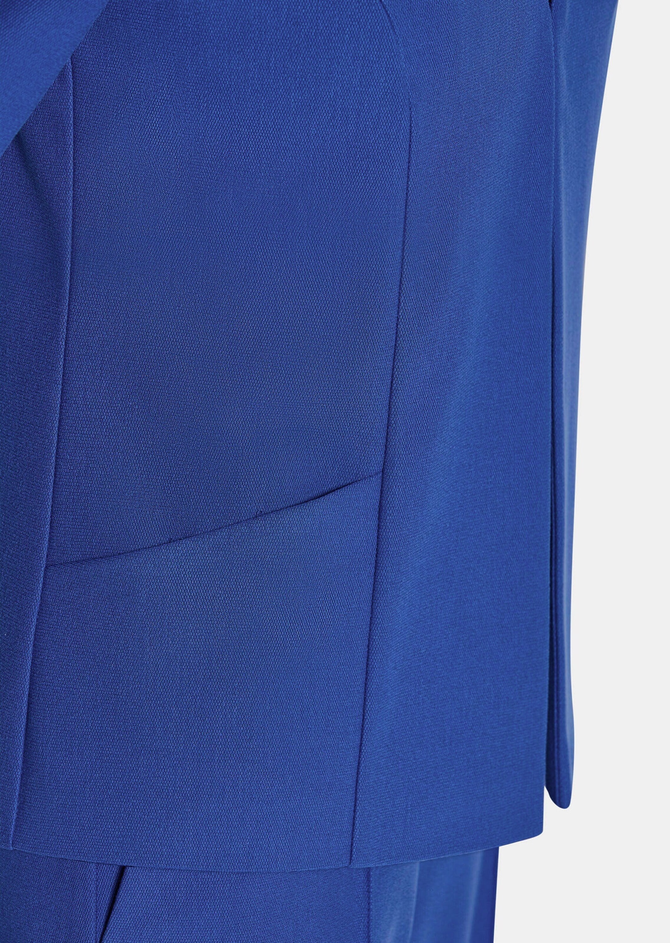 GOLDNER Jackenblazer »Kurzgröße Viskoseblazer in Piqué-Optik« figurschmeichelder Schnitt