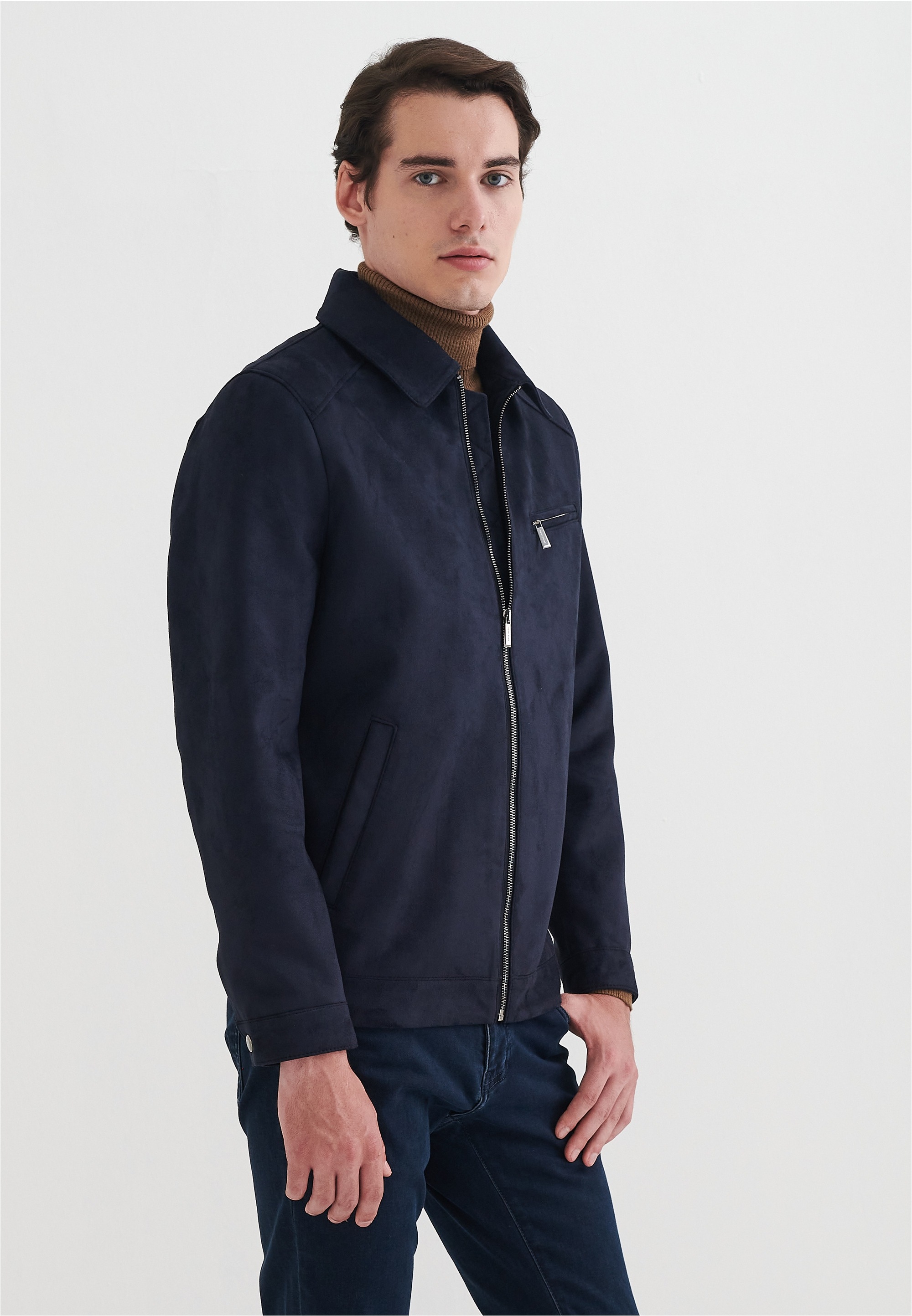 Pierre Cardin Outdoorjacke, in tollem Leder-Look