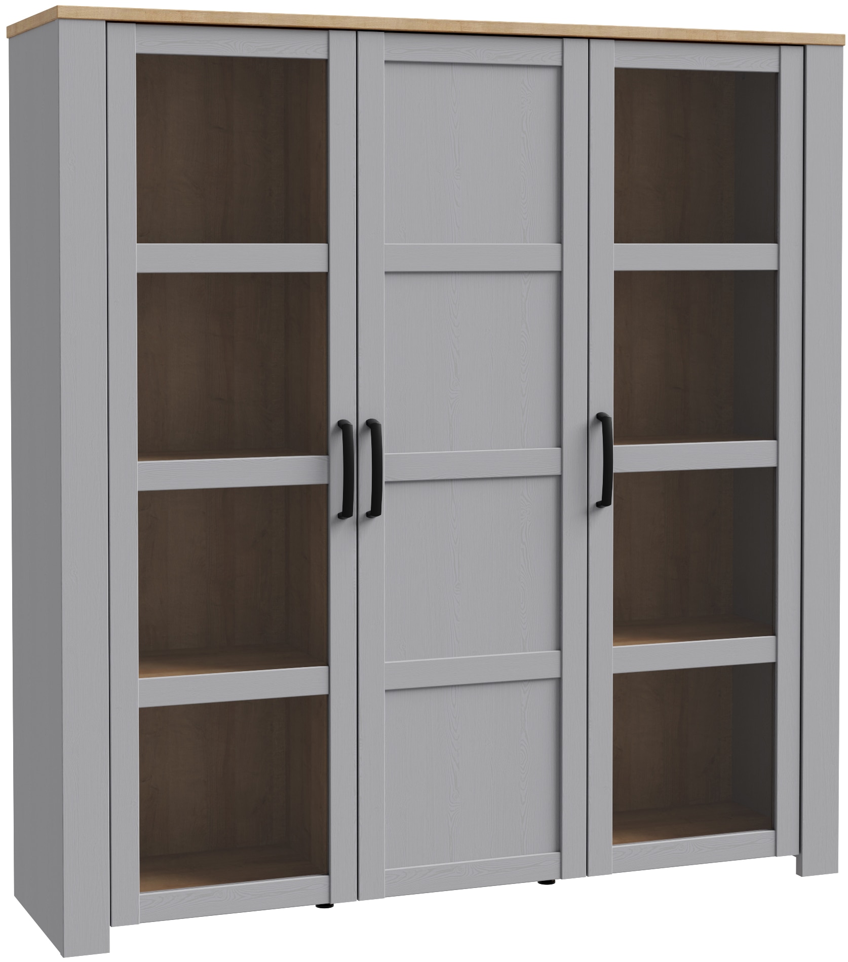 FORTE Highboard "Bohol, großes Highboard 2, Glastüren, viel Stauraum" Breit günstig online kaufen