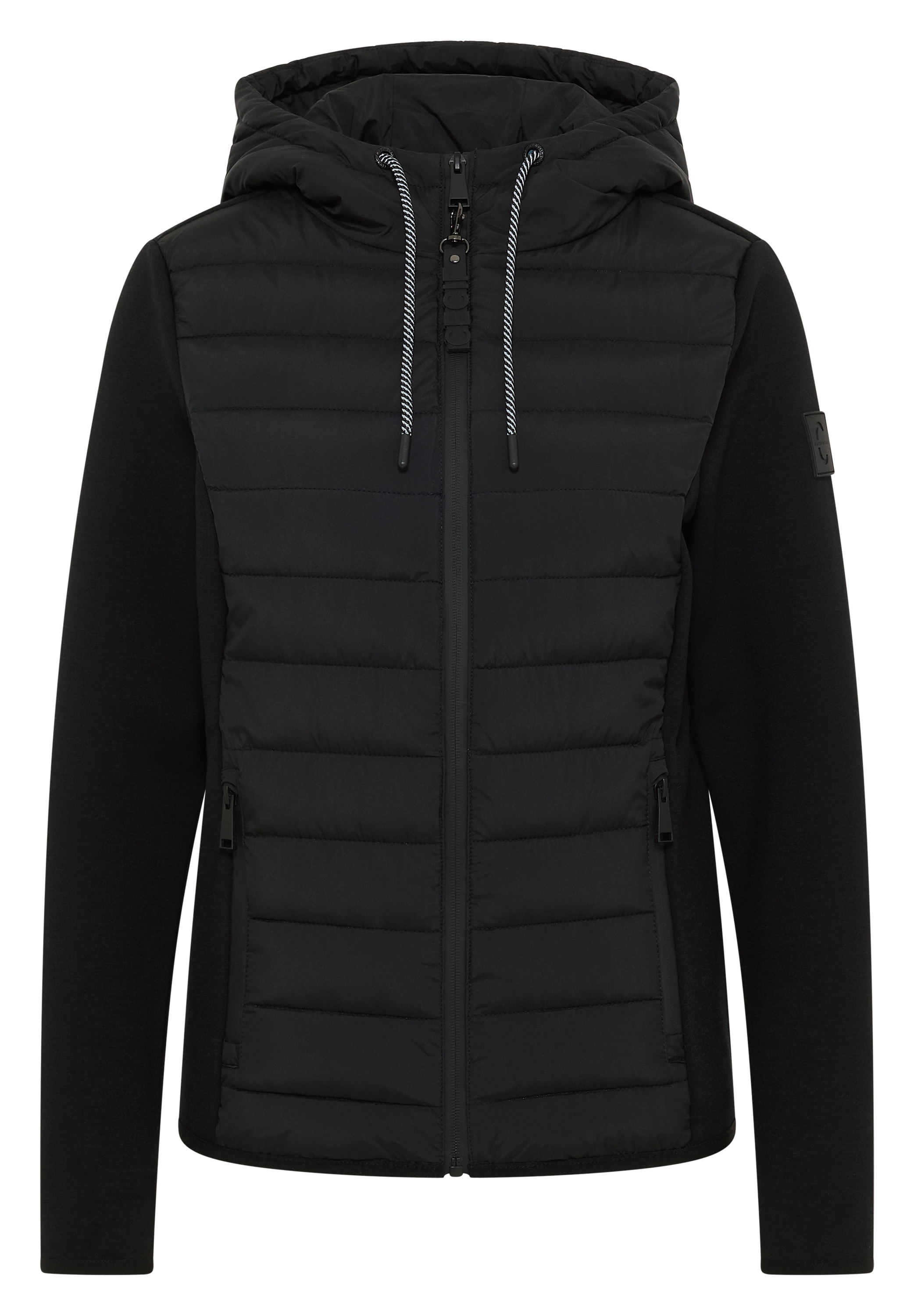 Cecil Steppjacke, mit Kapuze, aus softem Materialmix