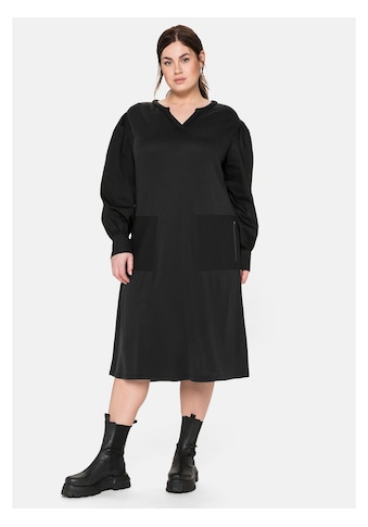 Sheego Shirtkleid »Kleid«, mit aufgesetzten Taschen, in A-Linie kaufen