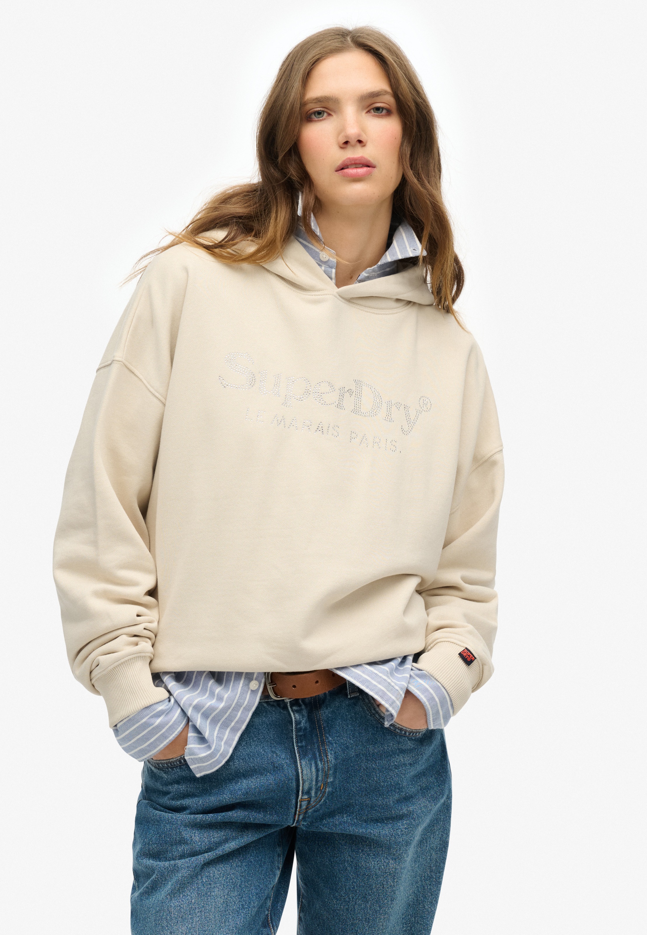 Superdry "VENUE METALLIC RELAXED HOOD" günstig online kaufen