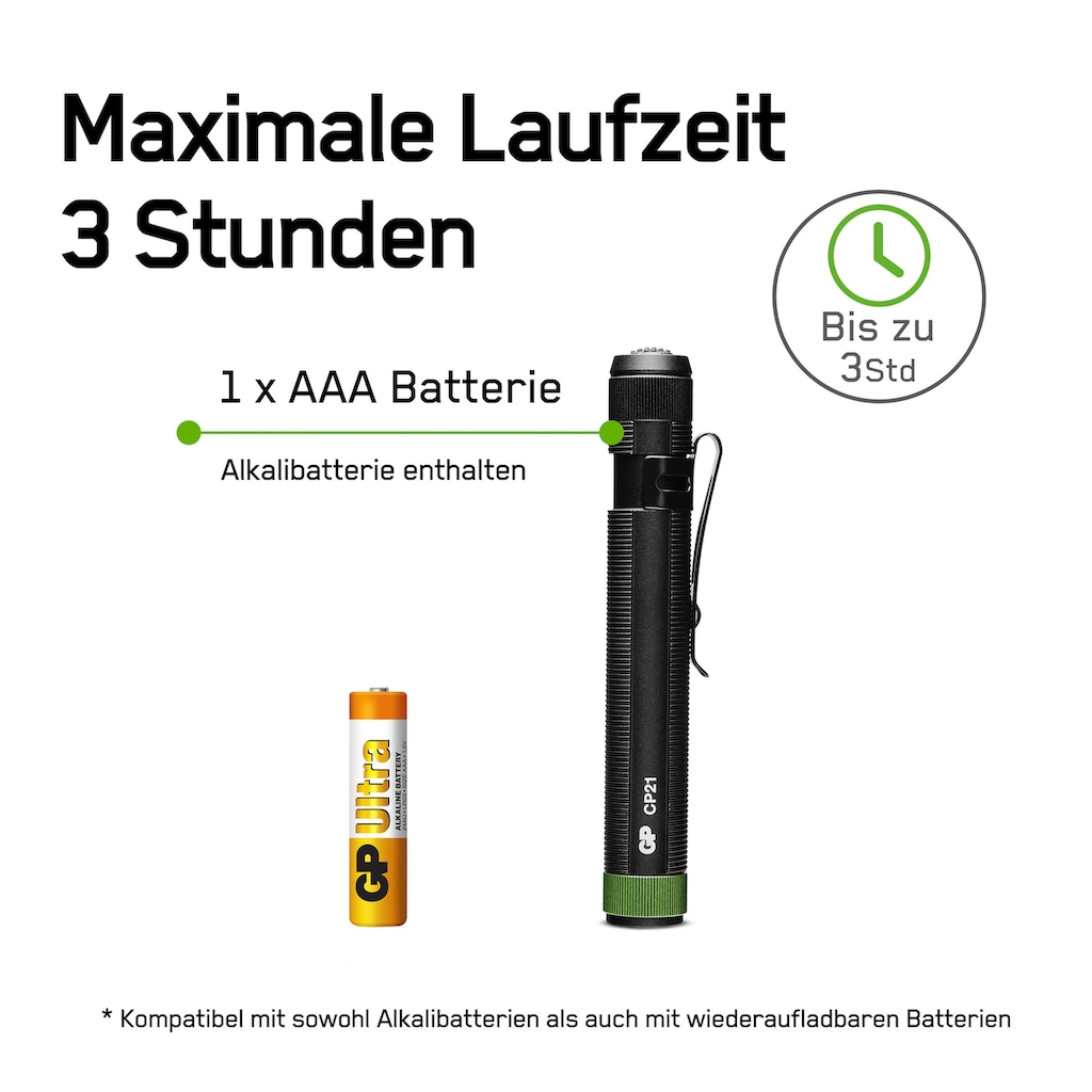 GP Batteries Taschenlampe »CP21«