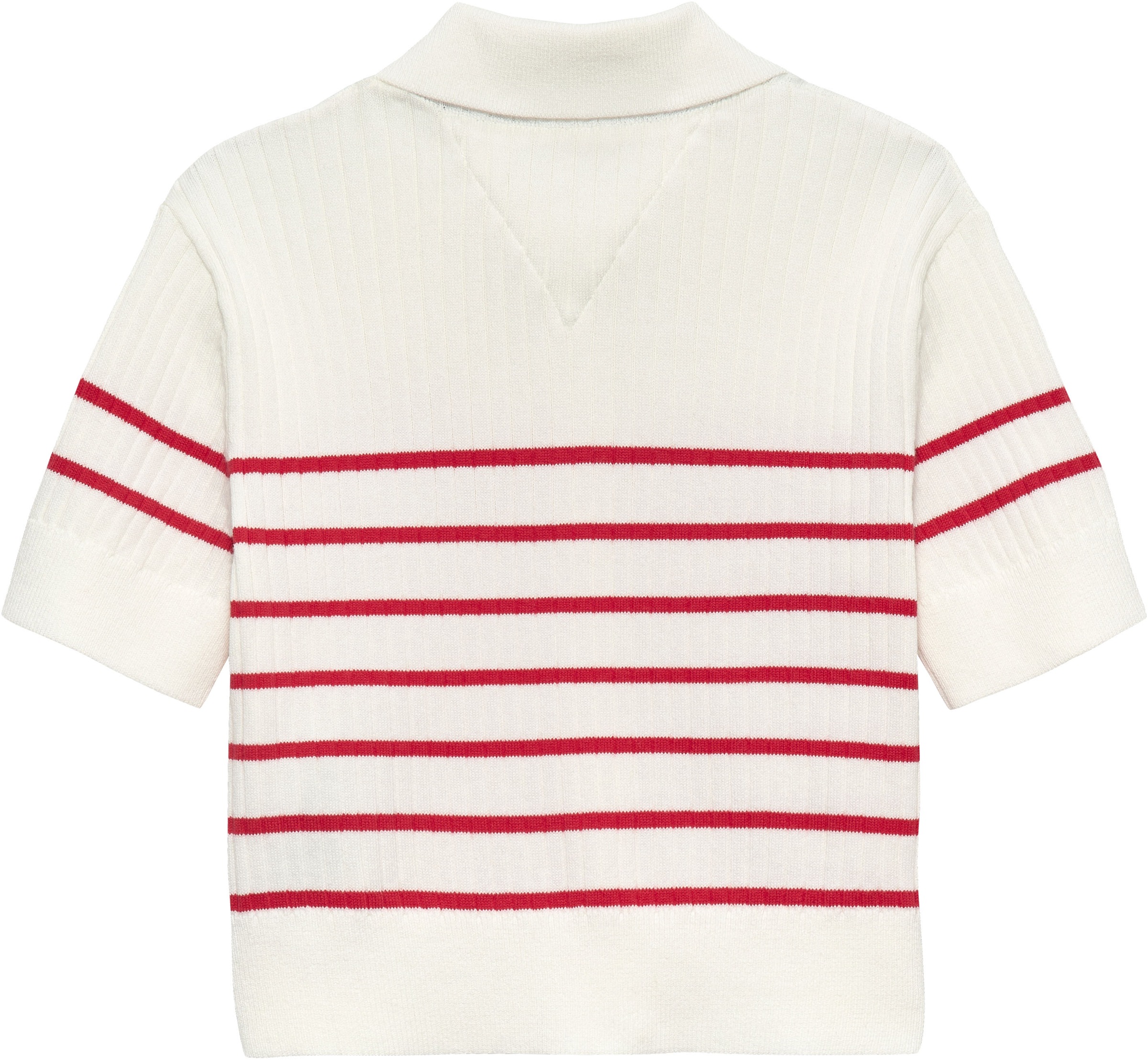 Tommy Hilfiger Strickjacke »SWEATER RIB POLO SS« Kinder bis 16 Jahre, regular fit
