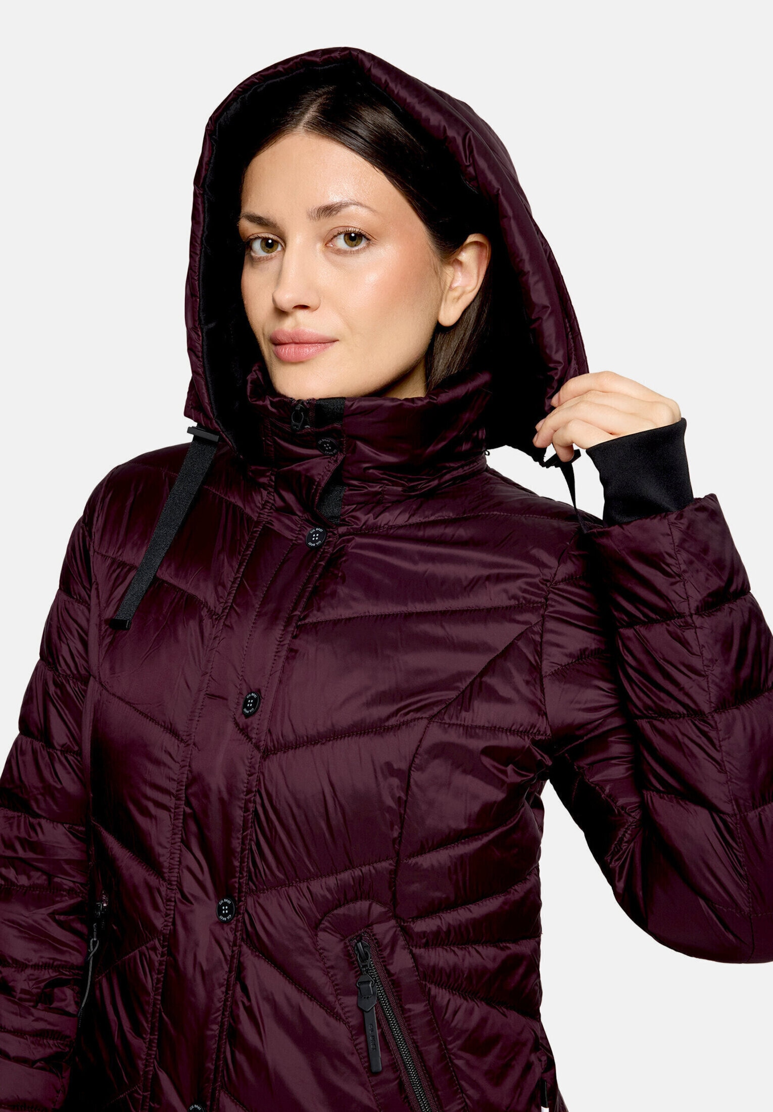 Gil Bret Winterjacke »Damen Kunstdaune« mit Kapuze