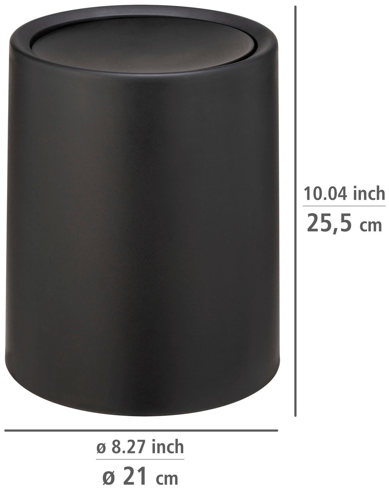 WENKO Kosmetikeimer »Atri«, mit Schwingdeckel, 6 Liter
