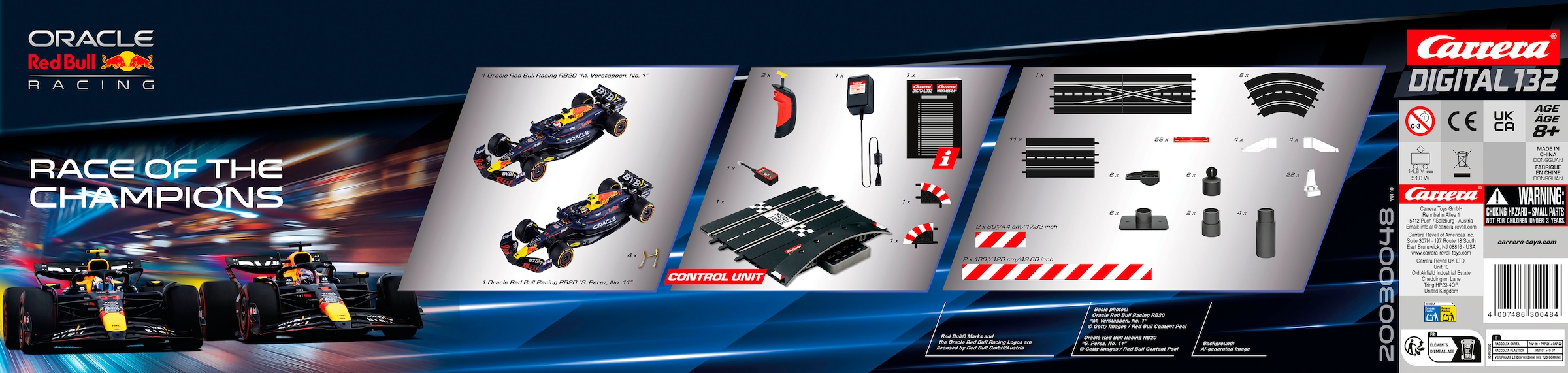 Carrera® Autorennbahn »Carrera Digital 132 Oracle Red Bull Racing Race of the Champions«