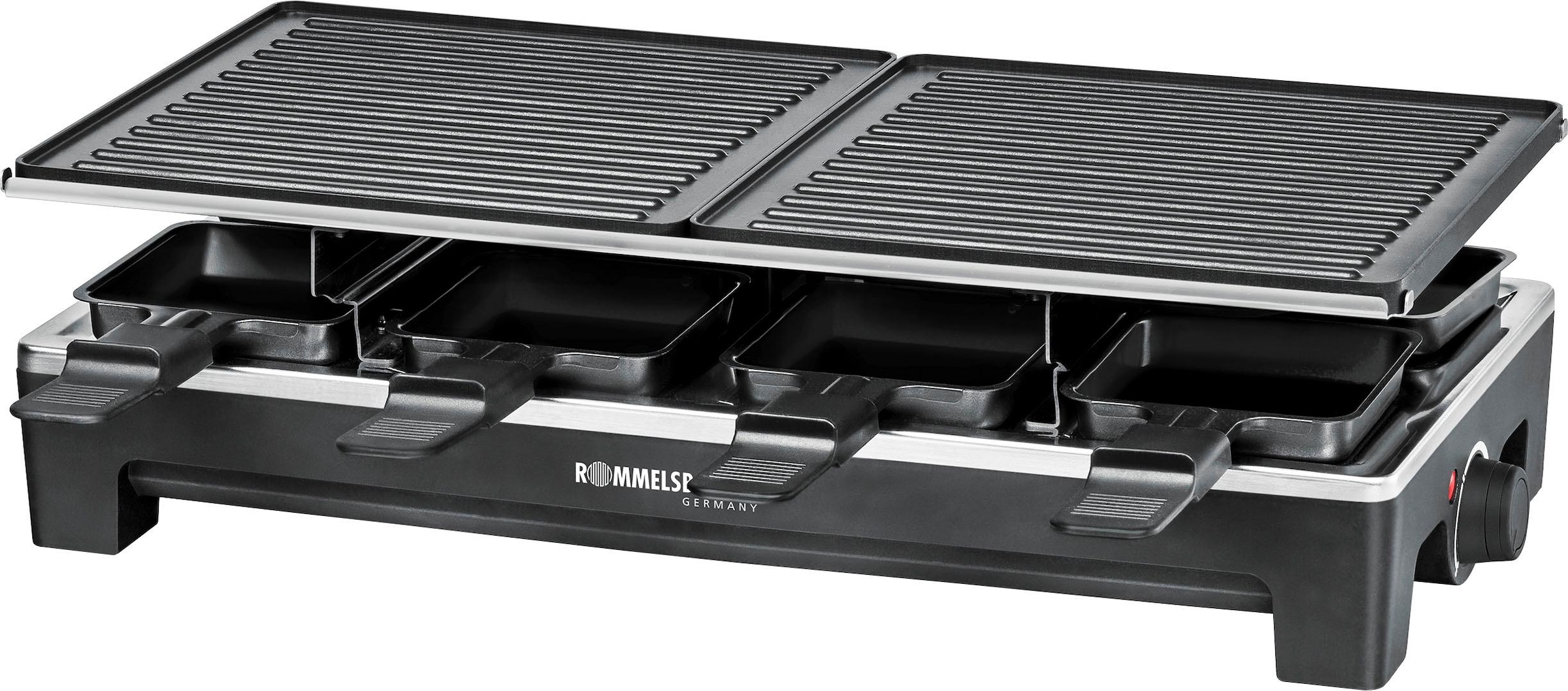 Rommelsbacher Raclette »RCS 1350«, 8 St. Raclettepfännchen, 1350 W