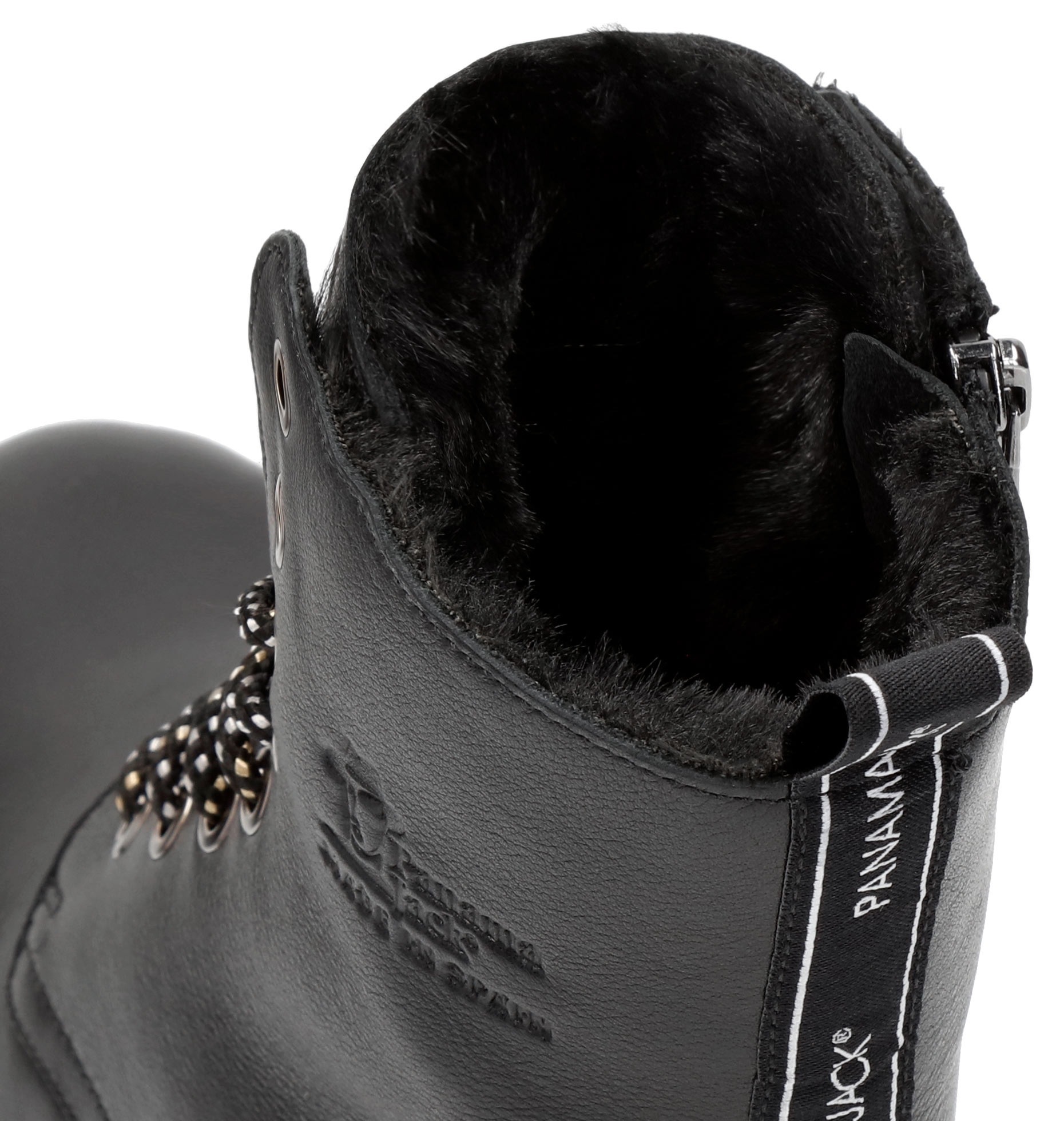 Panama Jack Winterstiefelette »Padma«, Schnürstiefelette, Blockabsatz, Profilsohle, mit Anziehlasche