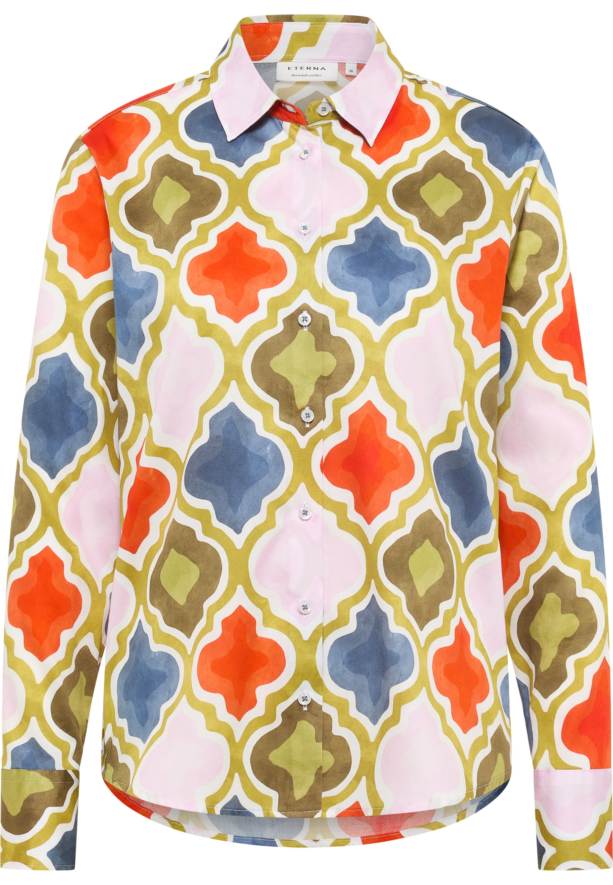 Eterna Hemdbluse »FITTED«, EASY IRON (bügelleicht)