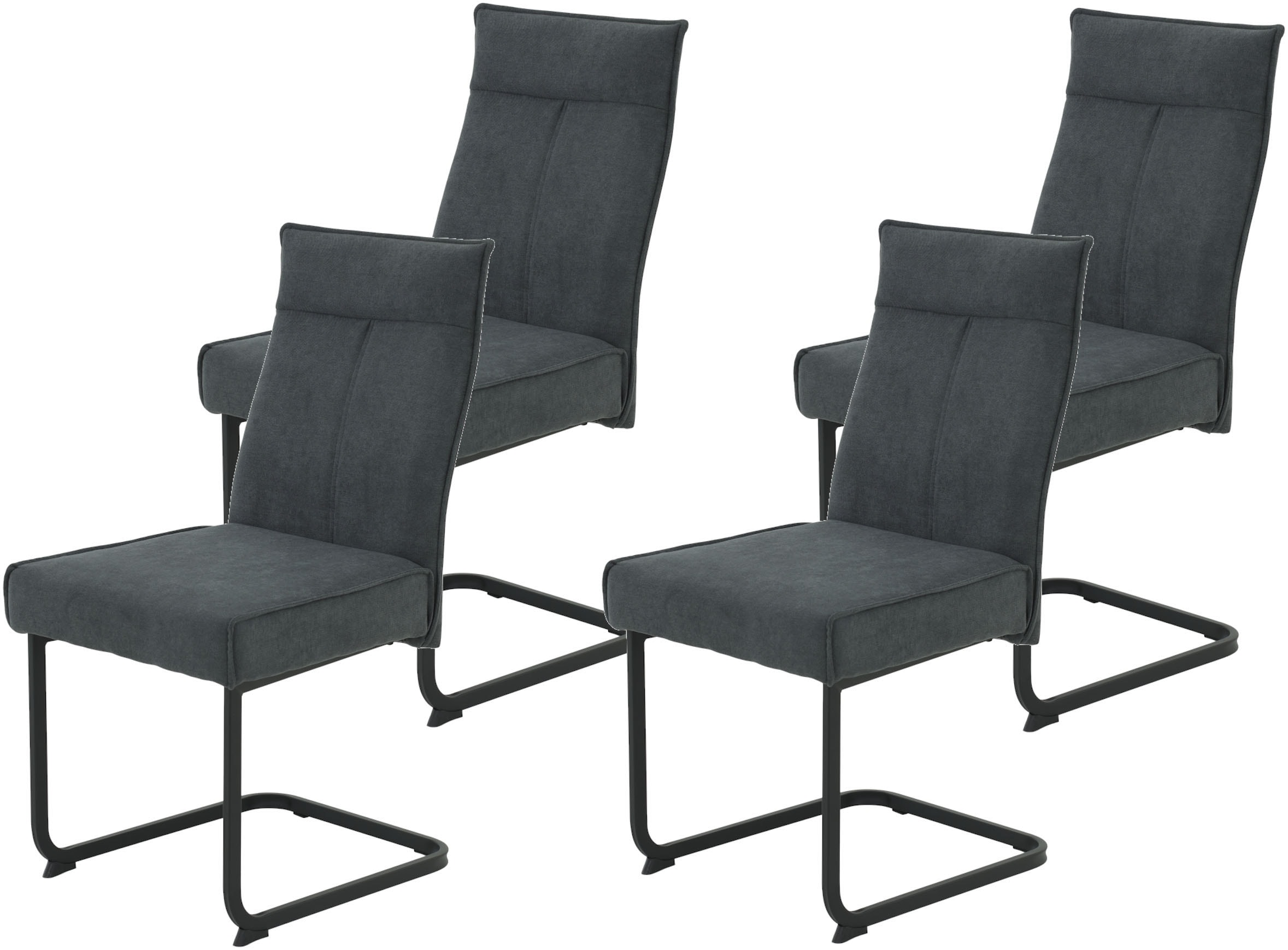 HELA Freischwinger "KAREN Esszimmerstuhl" (Set) 4 Stk. XL-Breite, Komfortsi günstig online kaufen