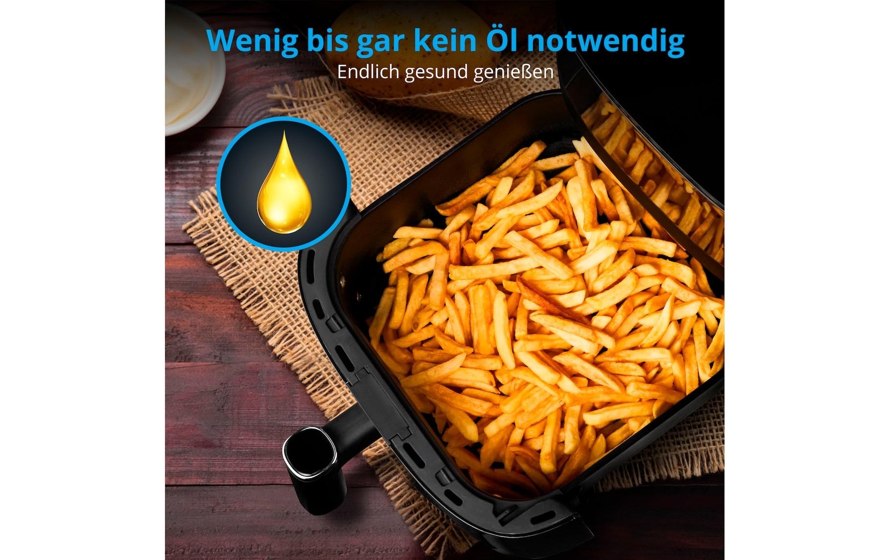 Medion® Heißluftfritteuse »MD 11780 5 l, Schwarz« 1500 W