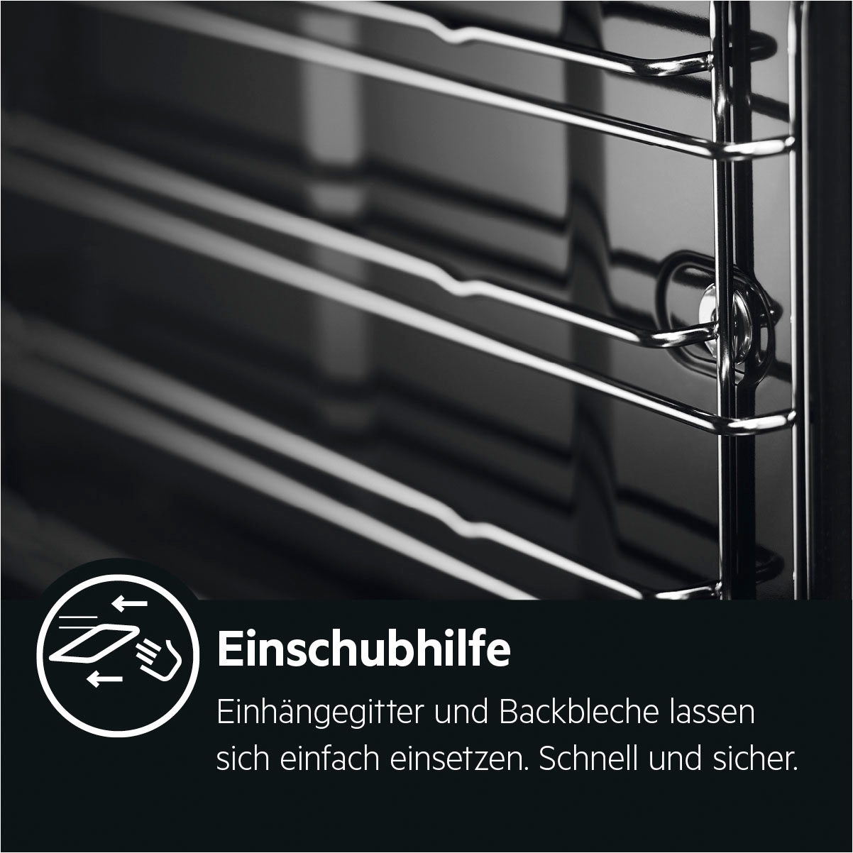 AEG Einbaubackofen Serie 7000 »BSS57606BM 949 494 825«, mit Vollauszug, Pyrolyse-Selbstreinigung
