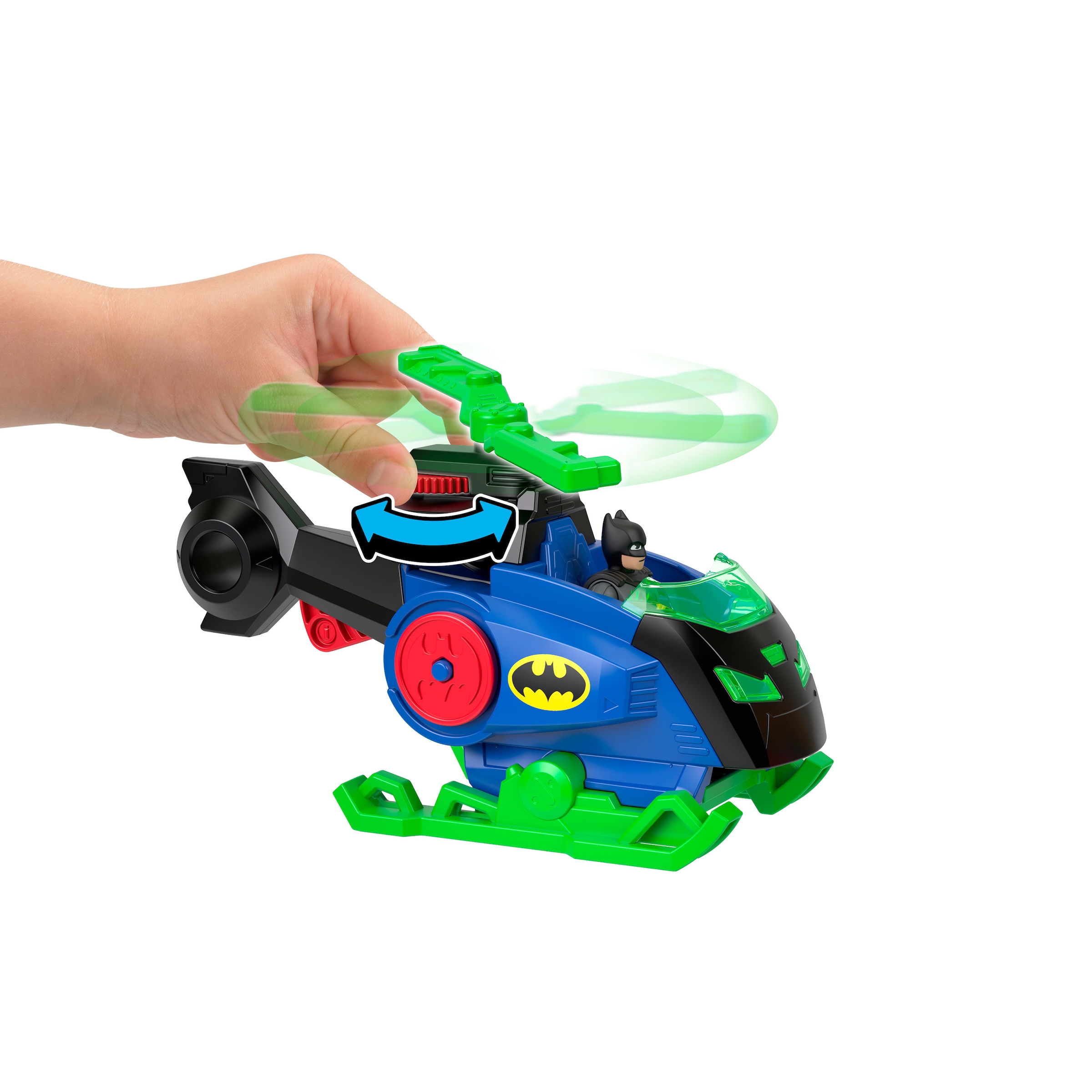 Mattel® Spielzeug-Hubschrauber »Imaginext DC Super Friends Batman Helicopter« inklusive 2 Figuren