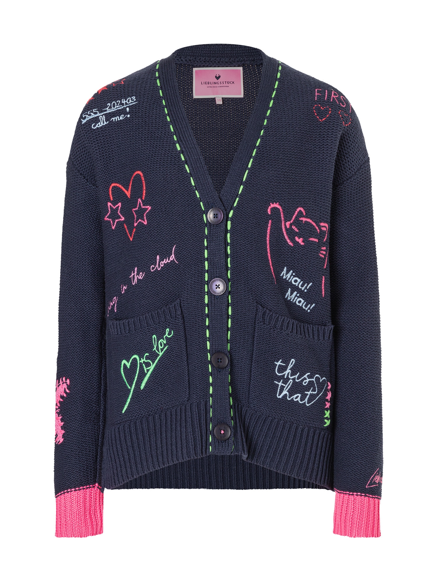 Lieblingsstück Strickjacke »ArunaL« mit 60% Baumwolle