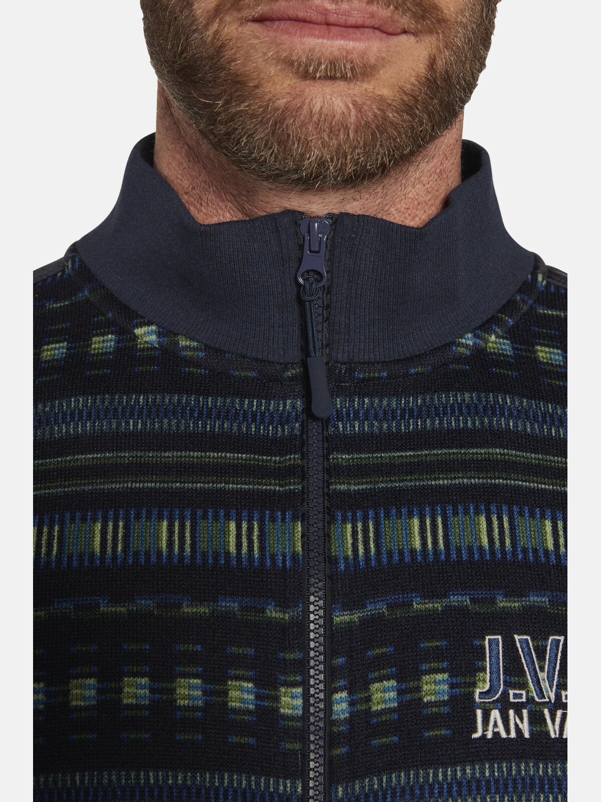 Jan Vanderstorm Sweatjacke »Fleecejacke NELS«