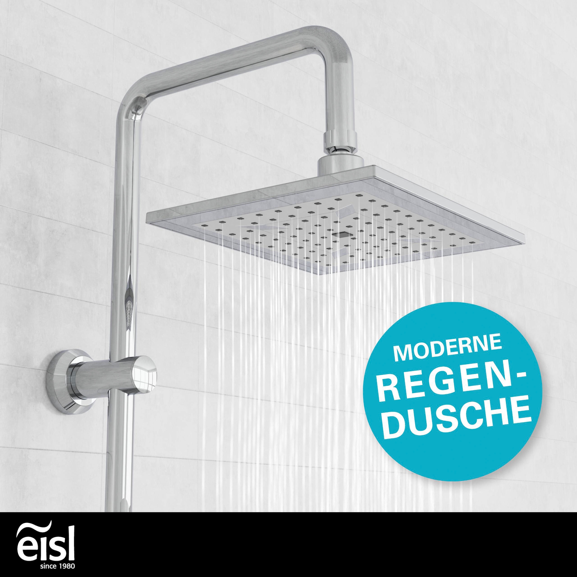 Eisl Duschsystem »EASY COOL«, Regendusche ohne Armatur, Duschsystem mit Seifenschale, Duschbrause