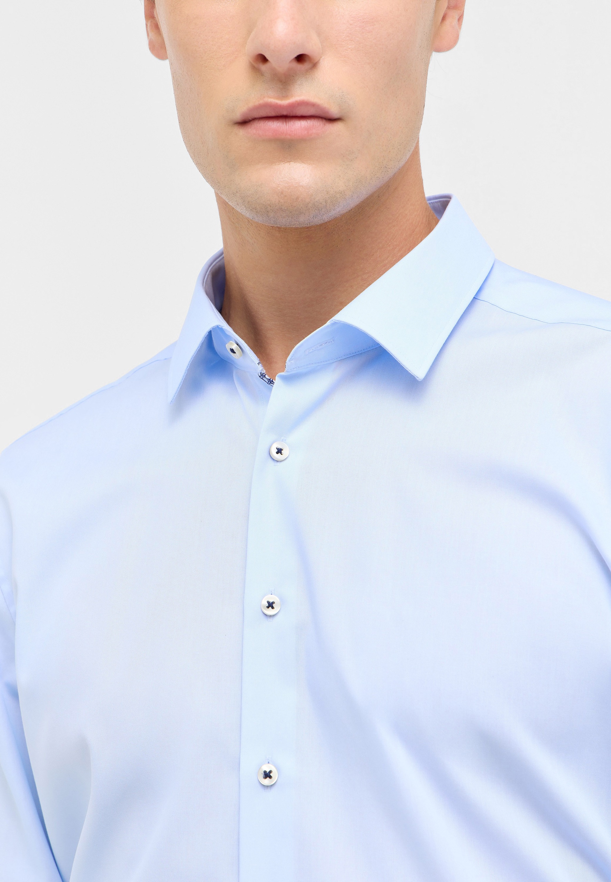 Thumbnail - Eterna Langarmhemd "SLIM FIT", NON IRON (bügelfrei)