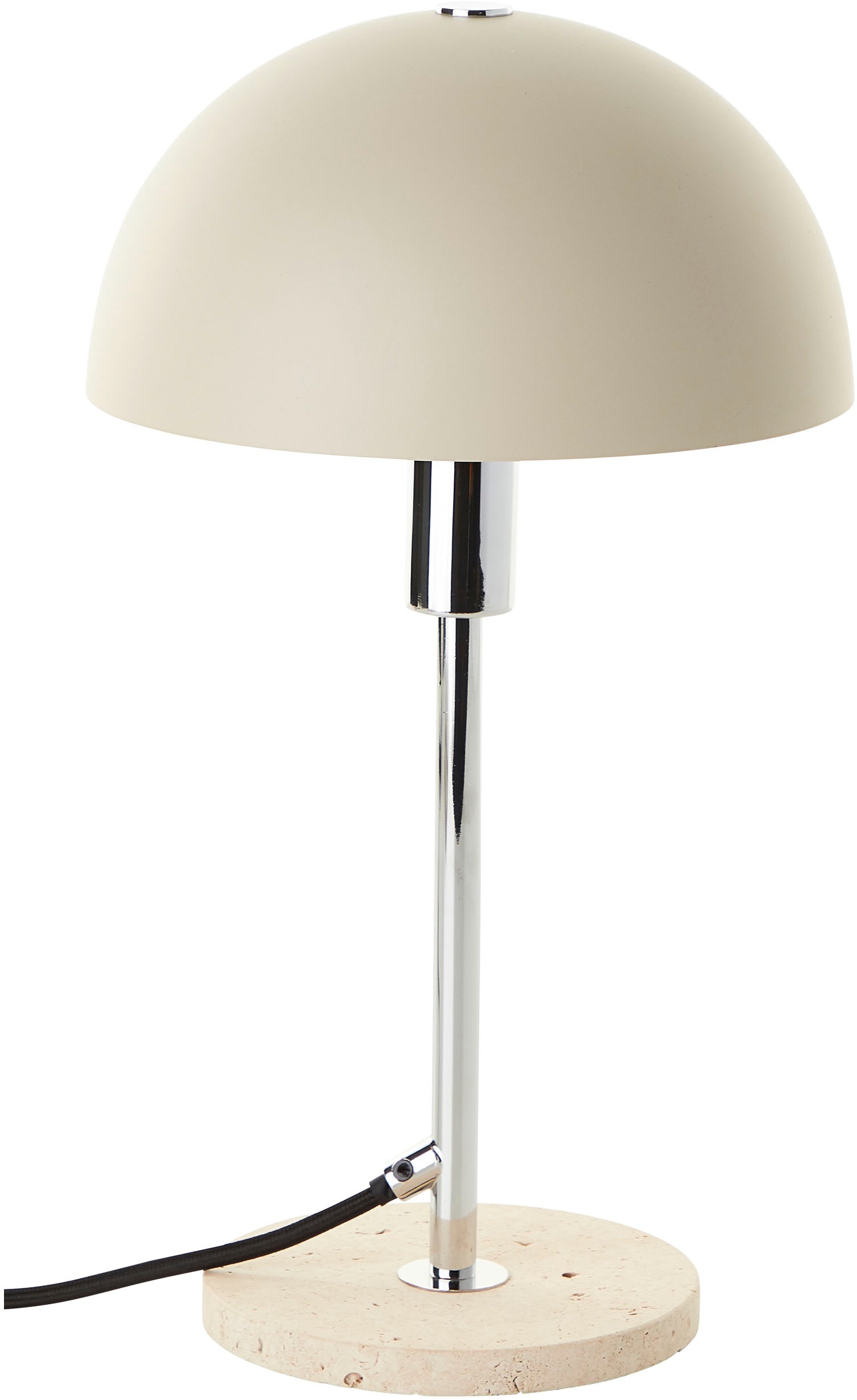 LeGer Home by Lena Gercke Tischleuchte »Linnea Pilz Lampe«, Leuchtmittel E14 | ohne Leuchtmittel, Pilzleuchte, Tischlampe, Steinsockel, Höhe 35,5 cm