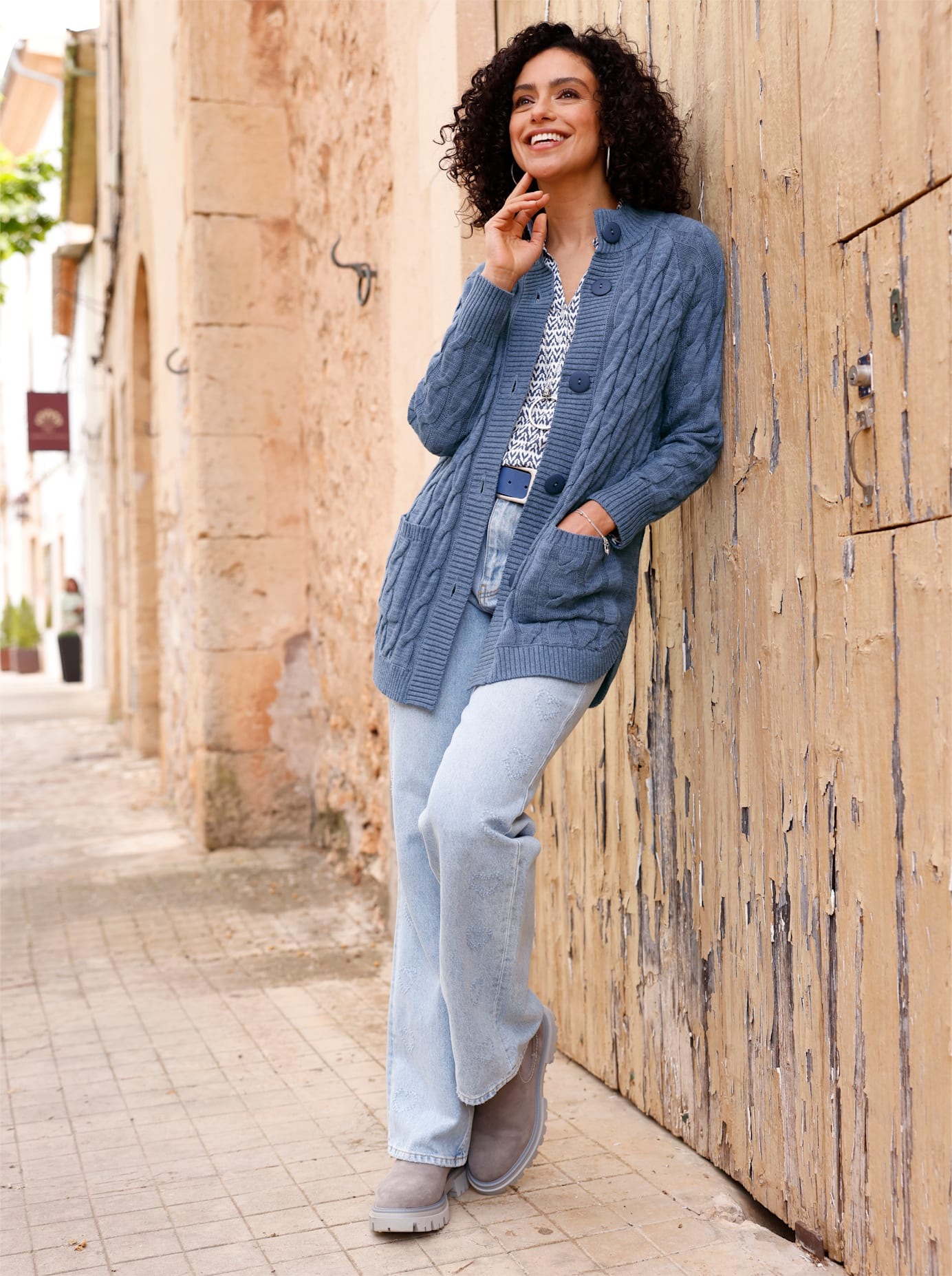 Inspirationen Longstrickjacke günstig online kaufen