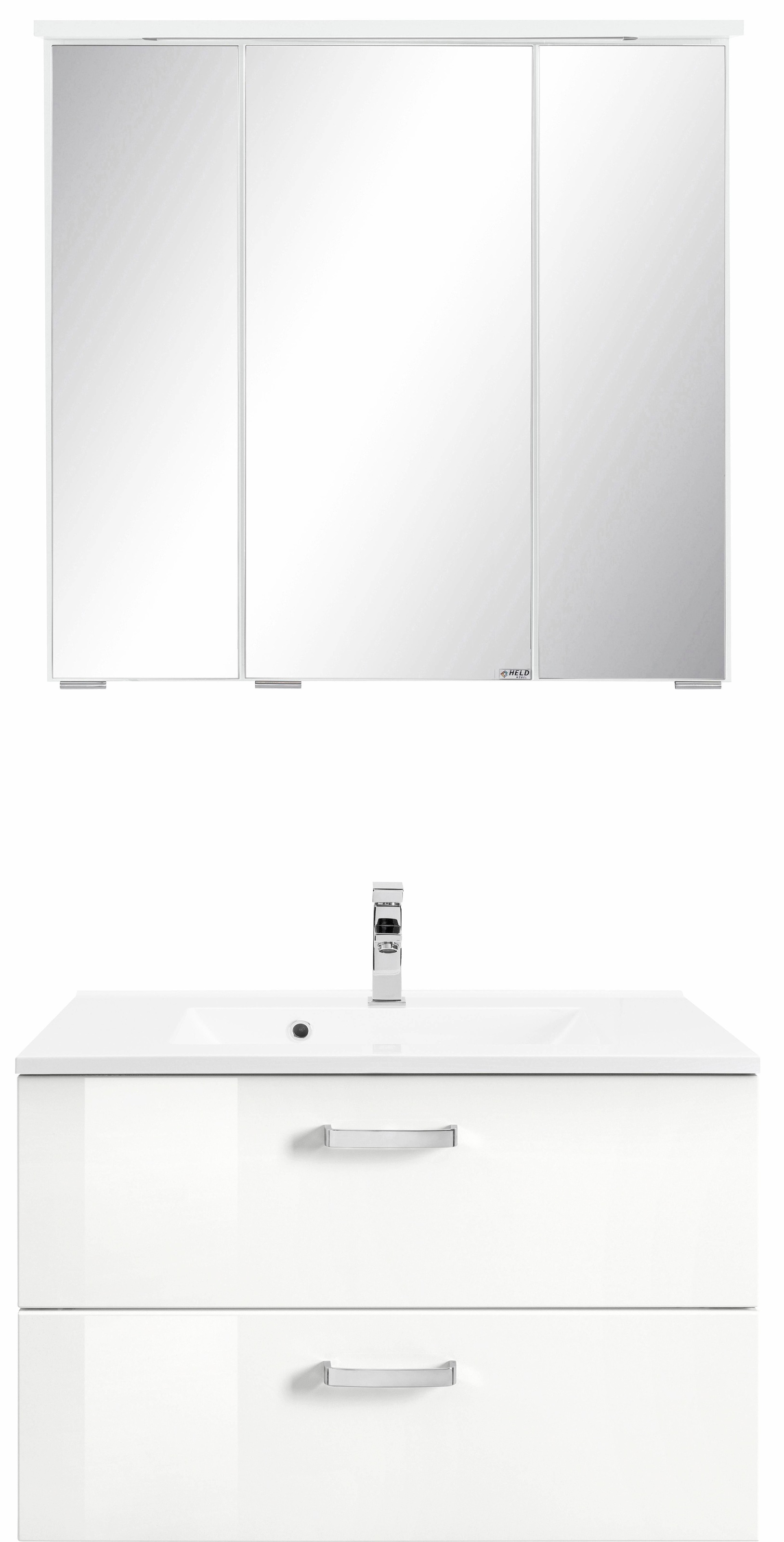 welltime Badmöbel-Set "Ravenna" 2 Stk. tlg. mit Soft-Close Funktion günstig online kaufen