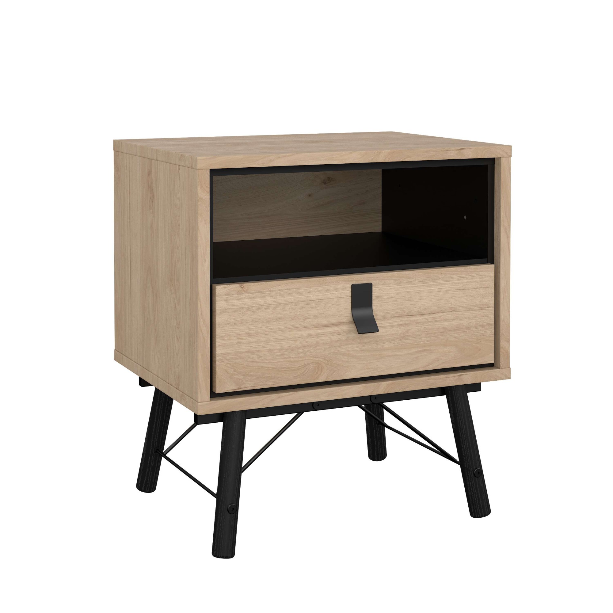 andas Nachttisch »RY«, Breite/Höhe 53/60 cm, 1 offenes Fach, 1 Schublade