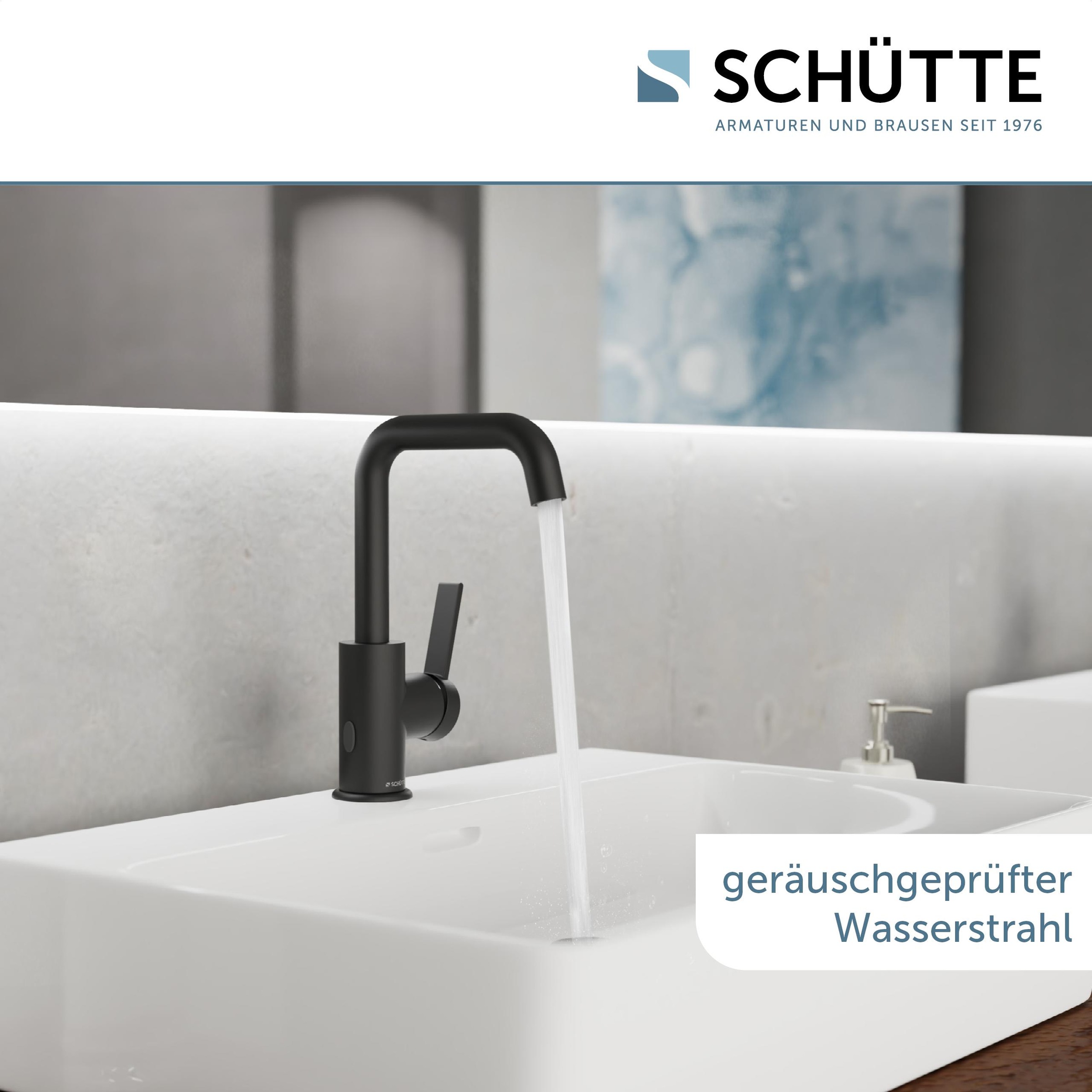 Schütte Waschtischarmatur »»LOS ANGELES««, (1 St.), Praktische Cold-Start-Funktion zum Energiesparen
