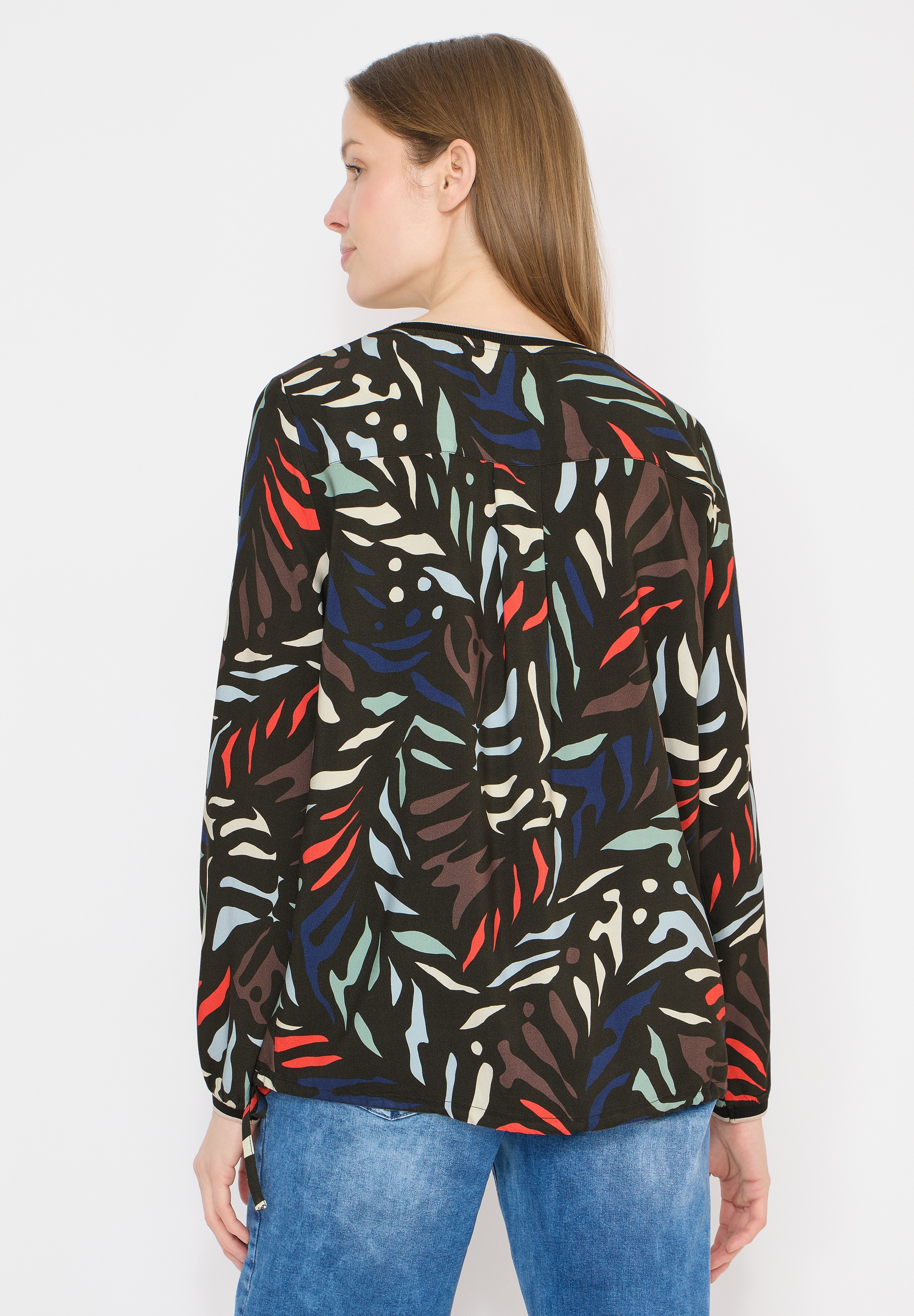 Cecil Langarmbluse aus softer Viskose günstig online kaufen