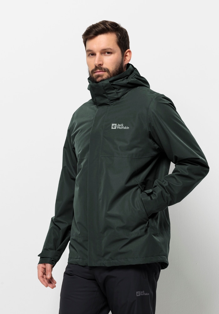 Jack Wolfskin 3-in-1-Funktionsjacke »LUNTAL 3IN1 JKT M«, mit Kapuze