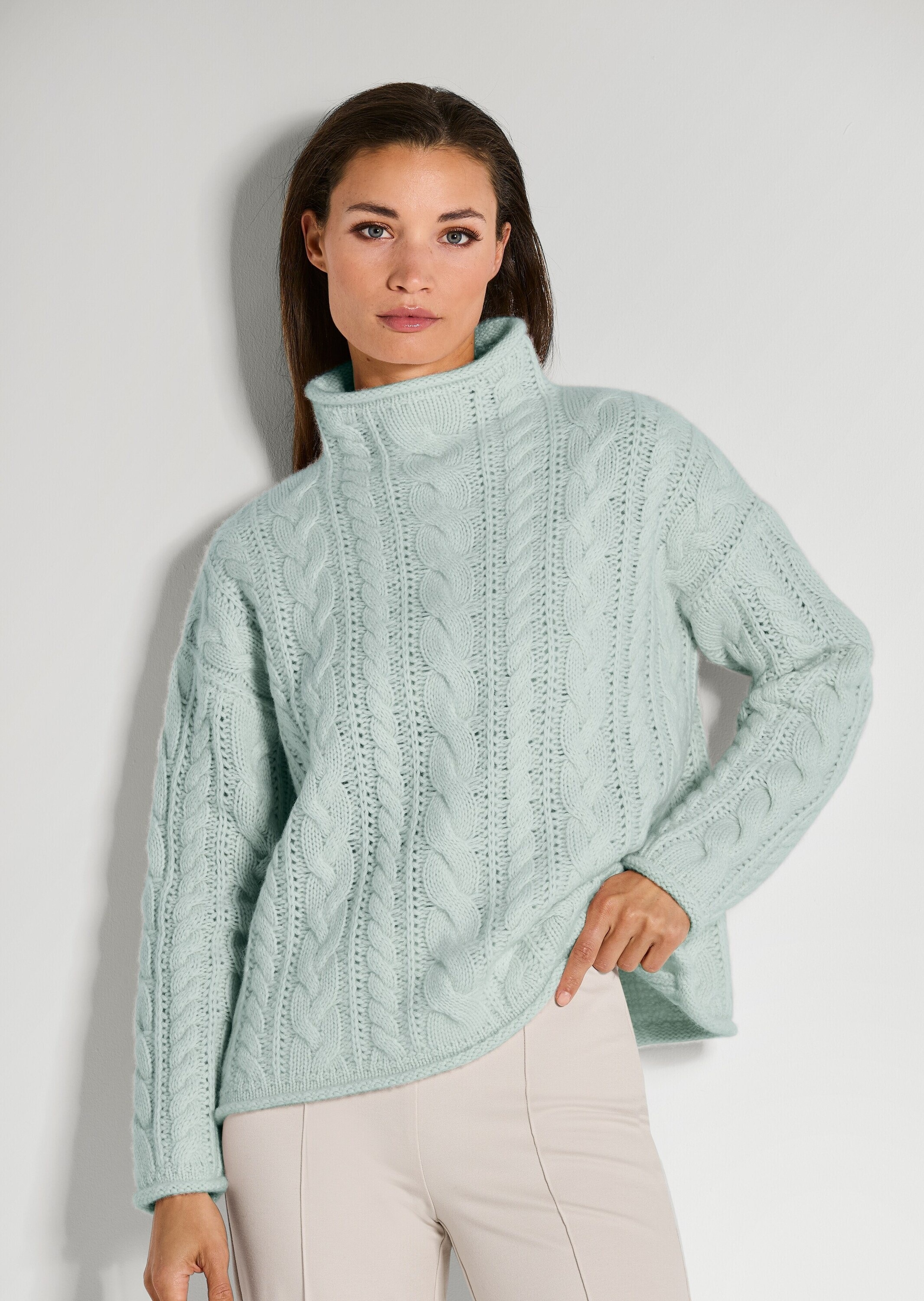 Madeleine Longpullover Knit Sweater Sage 40/42 3