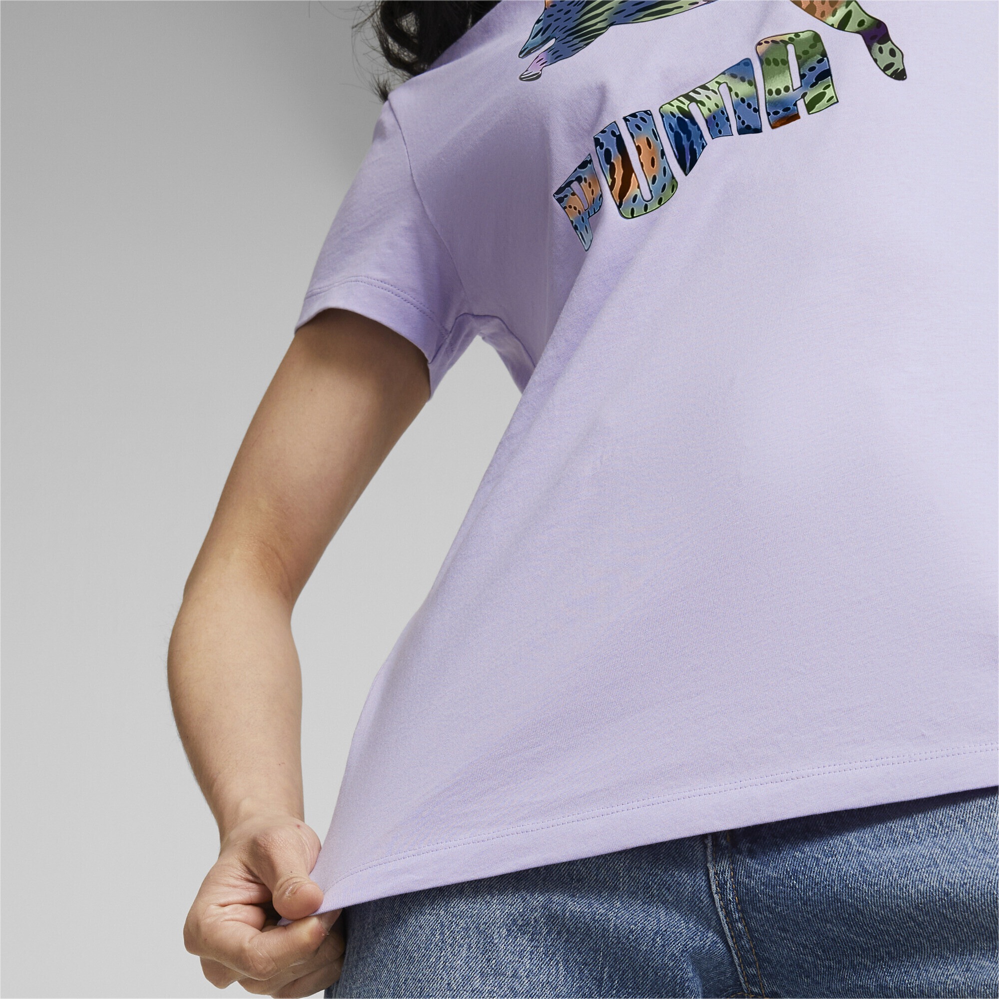 PUMA Trainingsshirt »Classics Logo Infill T-Shirt Damen«