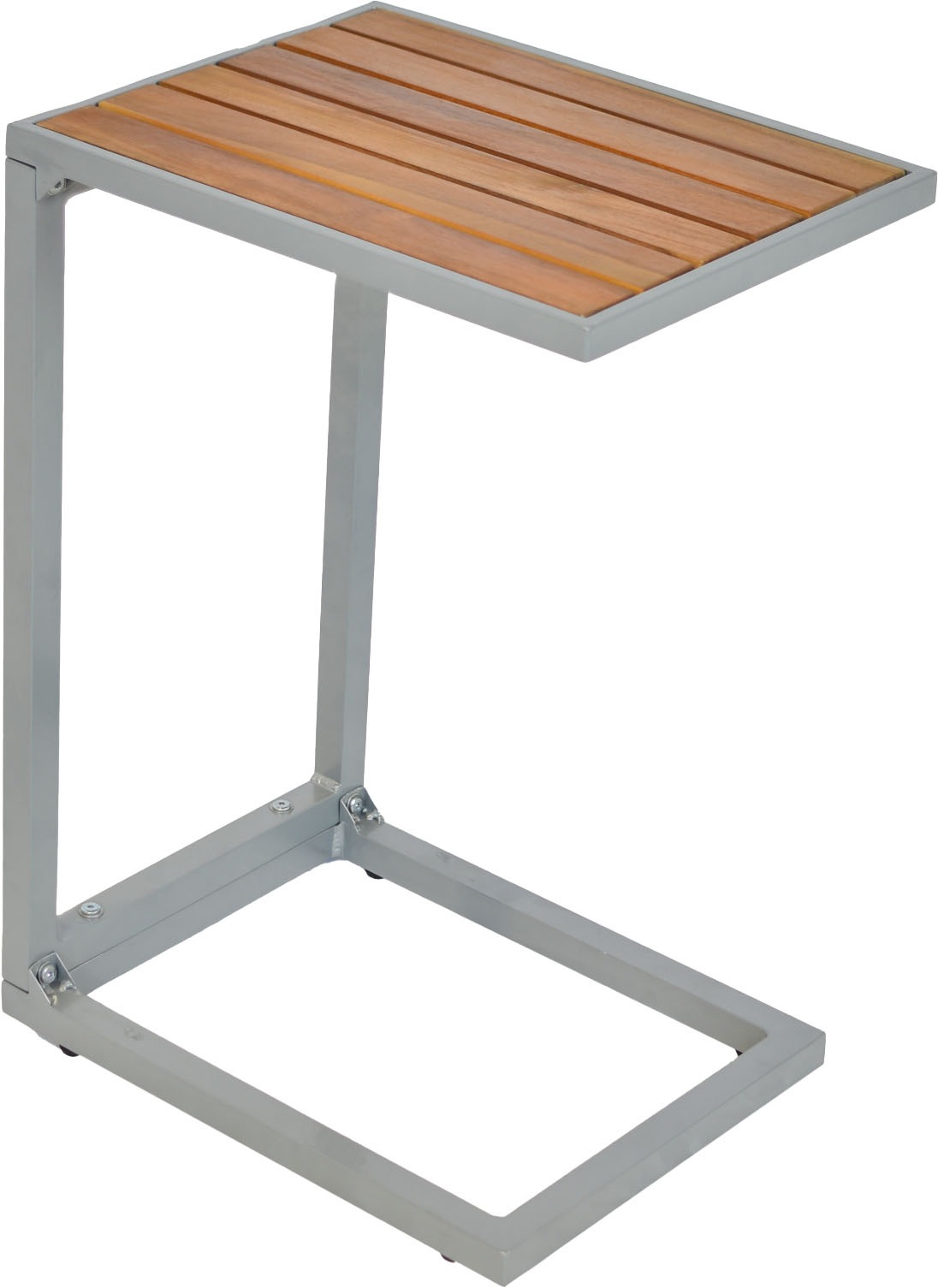 MERXX Gartenliege »Naxos« Applikationen aus Akazienholz, inkl. Beistelltisch