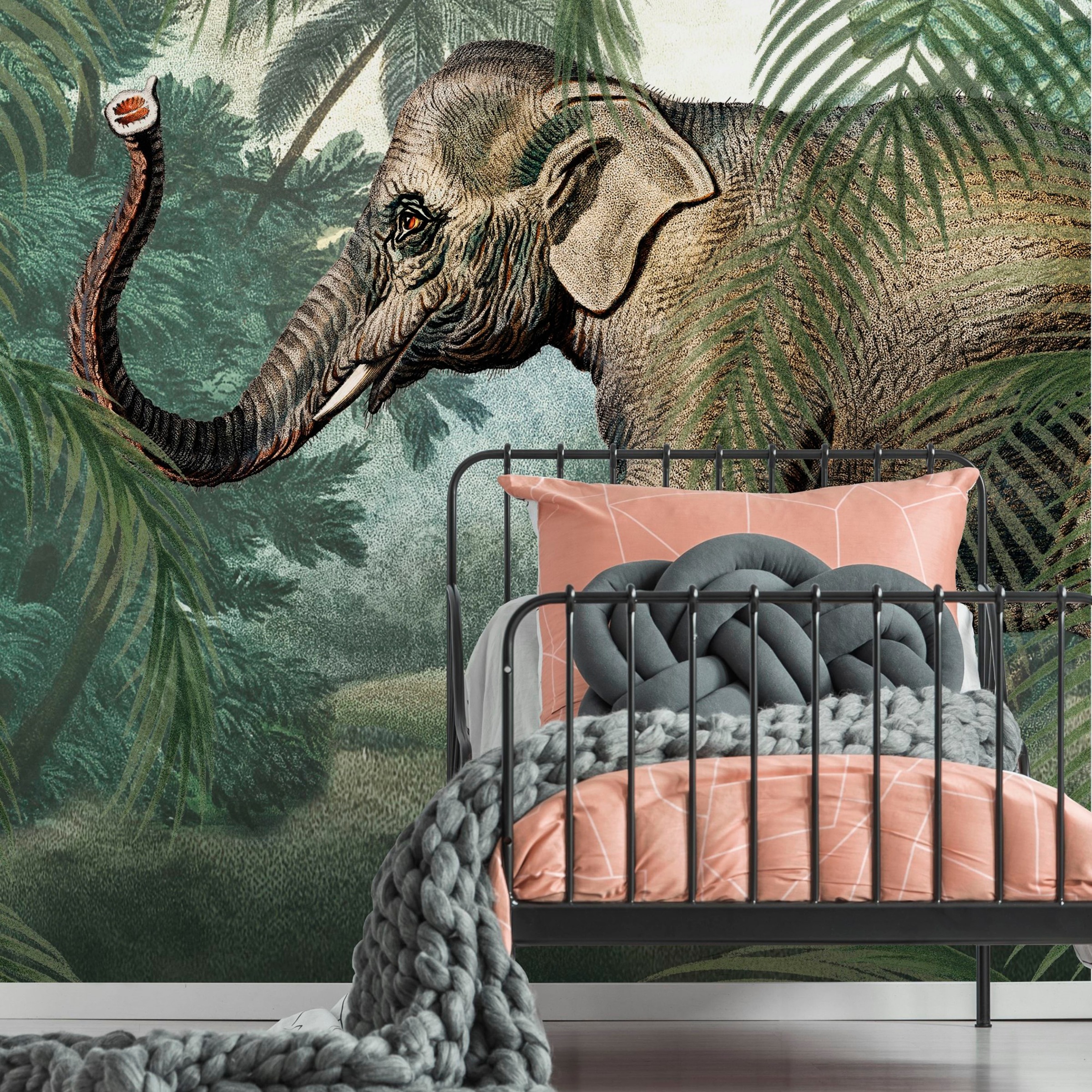 Art for the home Fototapete "Elefant" animal print glatt 280x200cm günstig online kaufen