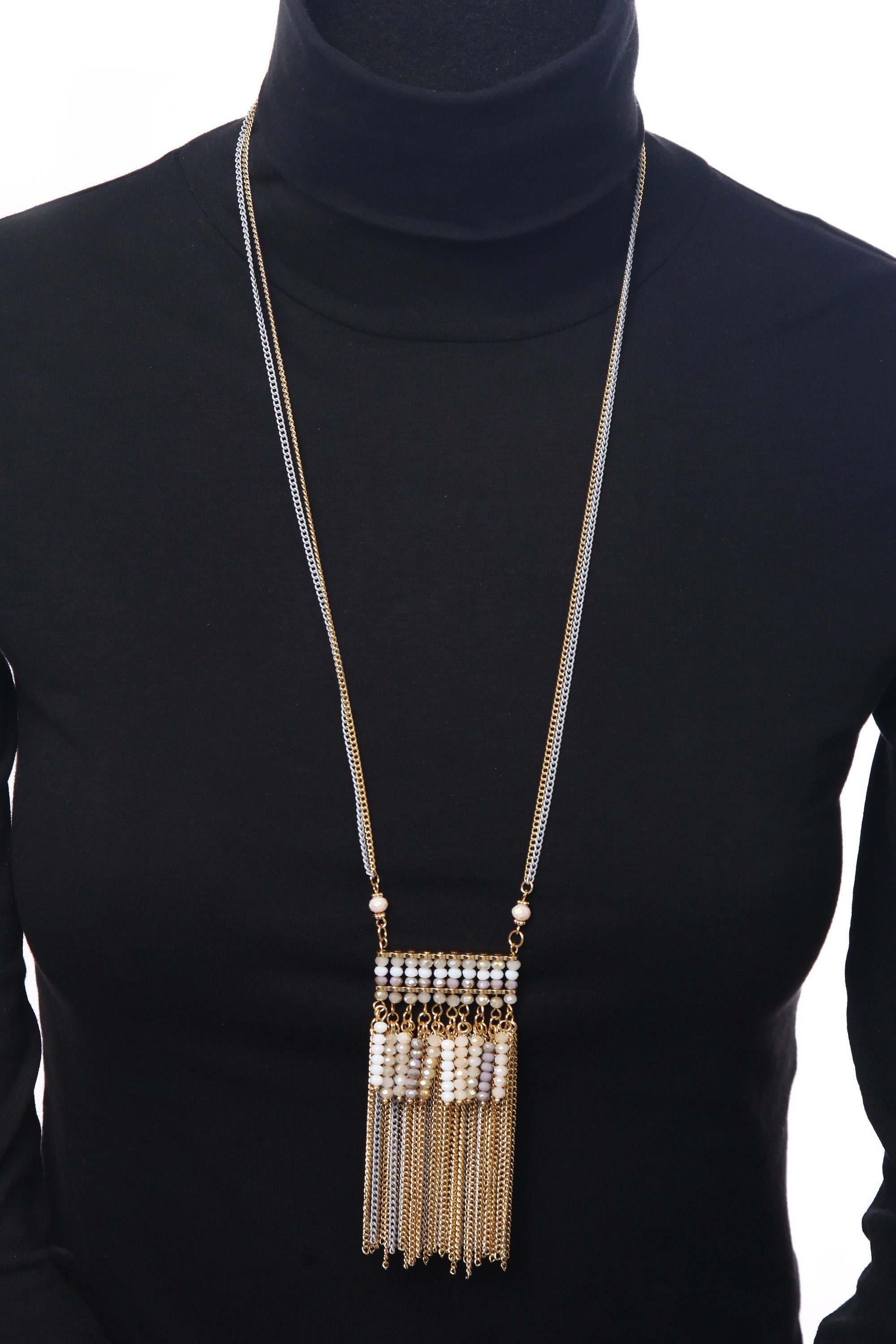 COLLEZIONE ALESSANDRO Lange Kette »Carmen« mit angesagter Quaste