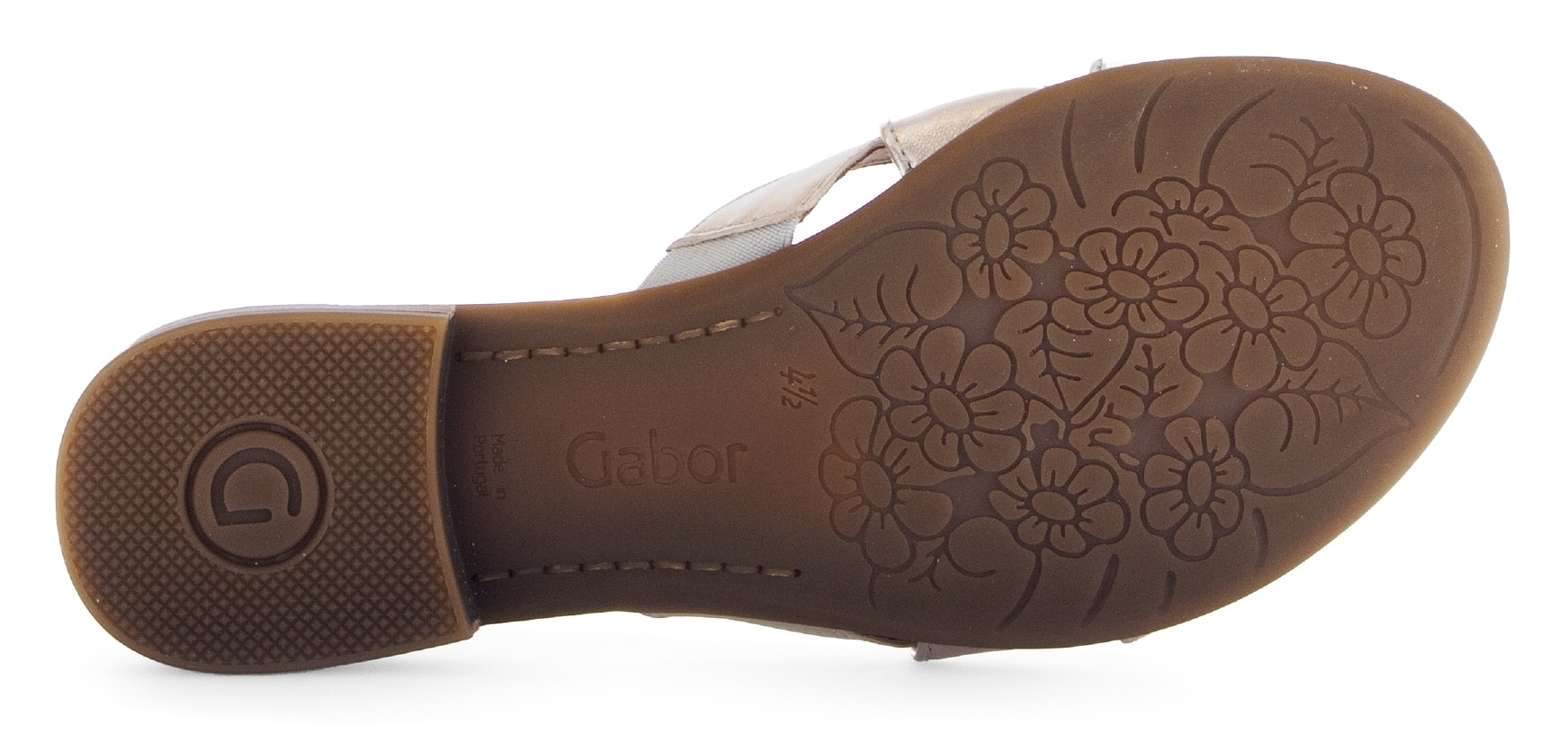 Gabor Pantolette »RHODOS«, Blockabsatz, Sommerschuh, Komfortschuh in Bequemweite G (= weit)