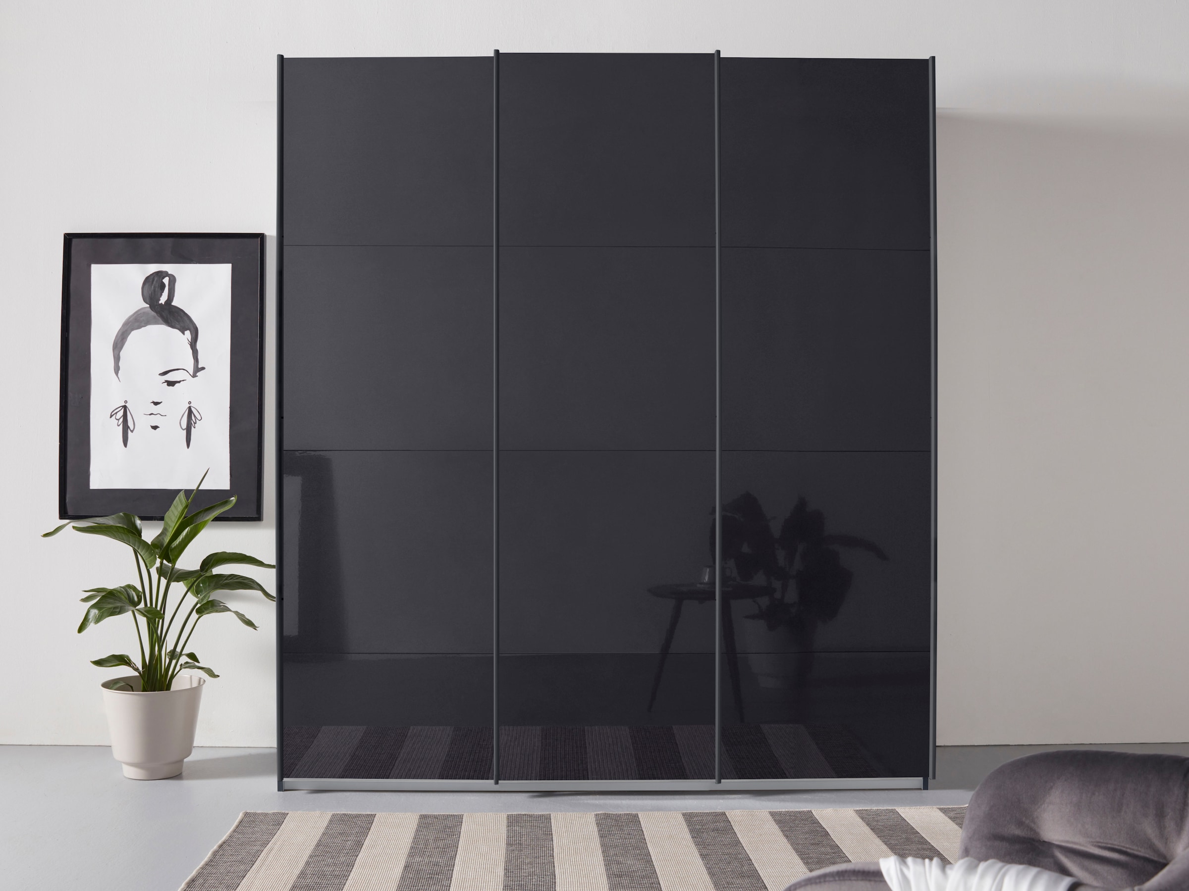OTTO home Kleiderschrank "Mehrzweckschrank Aktenschrank Möbel Mietswohnung TOPSELLER OTELI" 3 Ausstattungen BASIC/CLASSIC/PREMIUM (inkl. SOFT-CLOSE-FUNKTION), Breiten 203/271/315/360 cm Höhen 210/229 cm MADE IN GERMANY