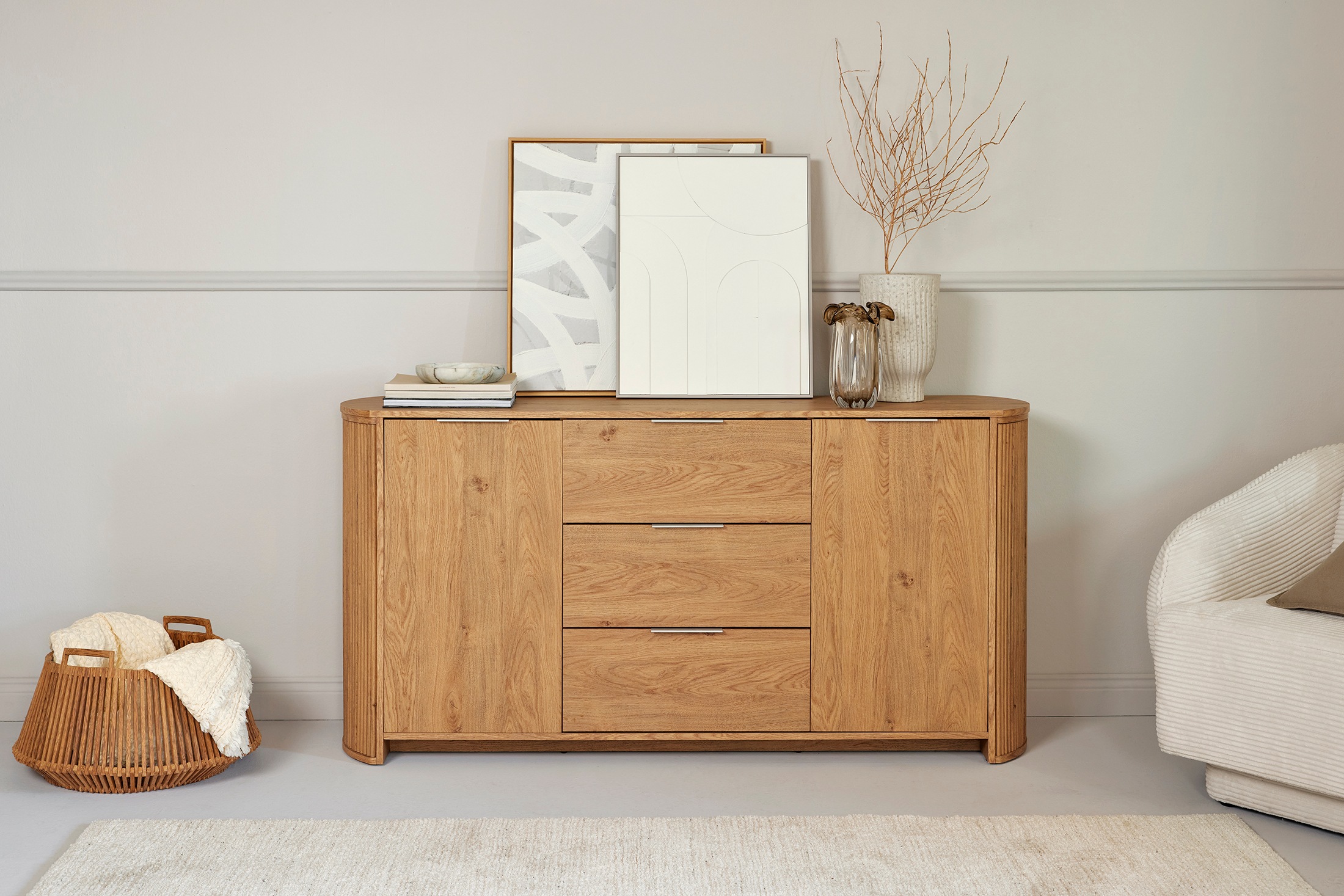 Jahnke Sideboard "MOON SB 160", (1 St.), Sideboard, 2 Türen & 3 Schubladen, günstig online kaufen