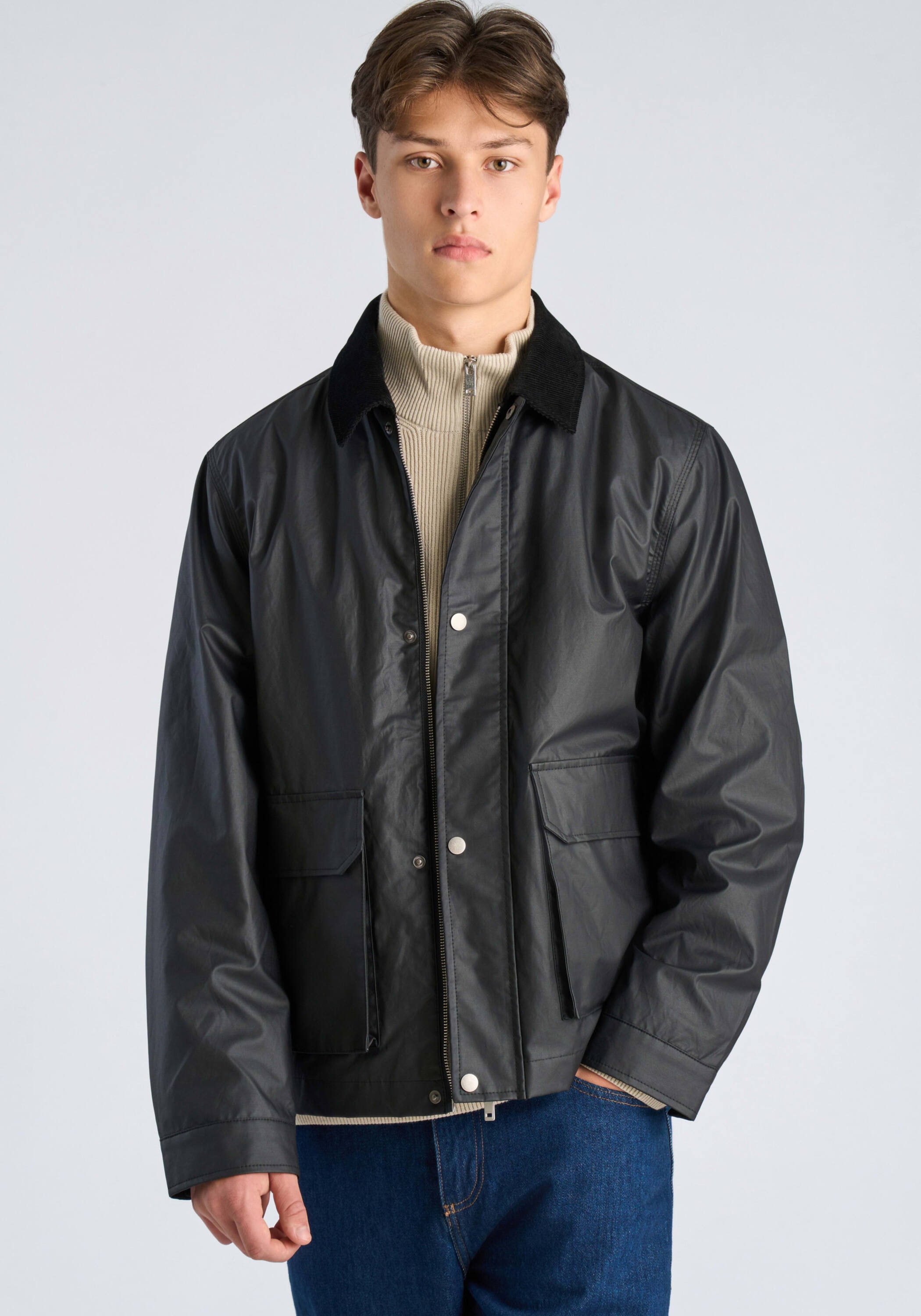 LINDBERGH Fellimitatjacke "Lindbergh Casual Jacke" günstig online kaufen