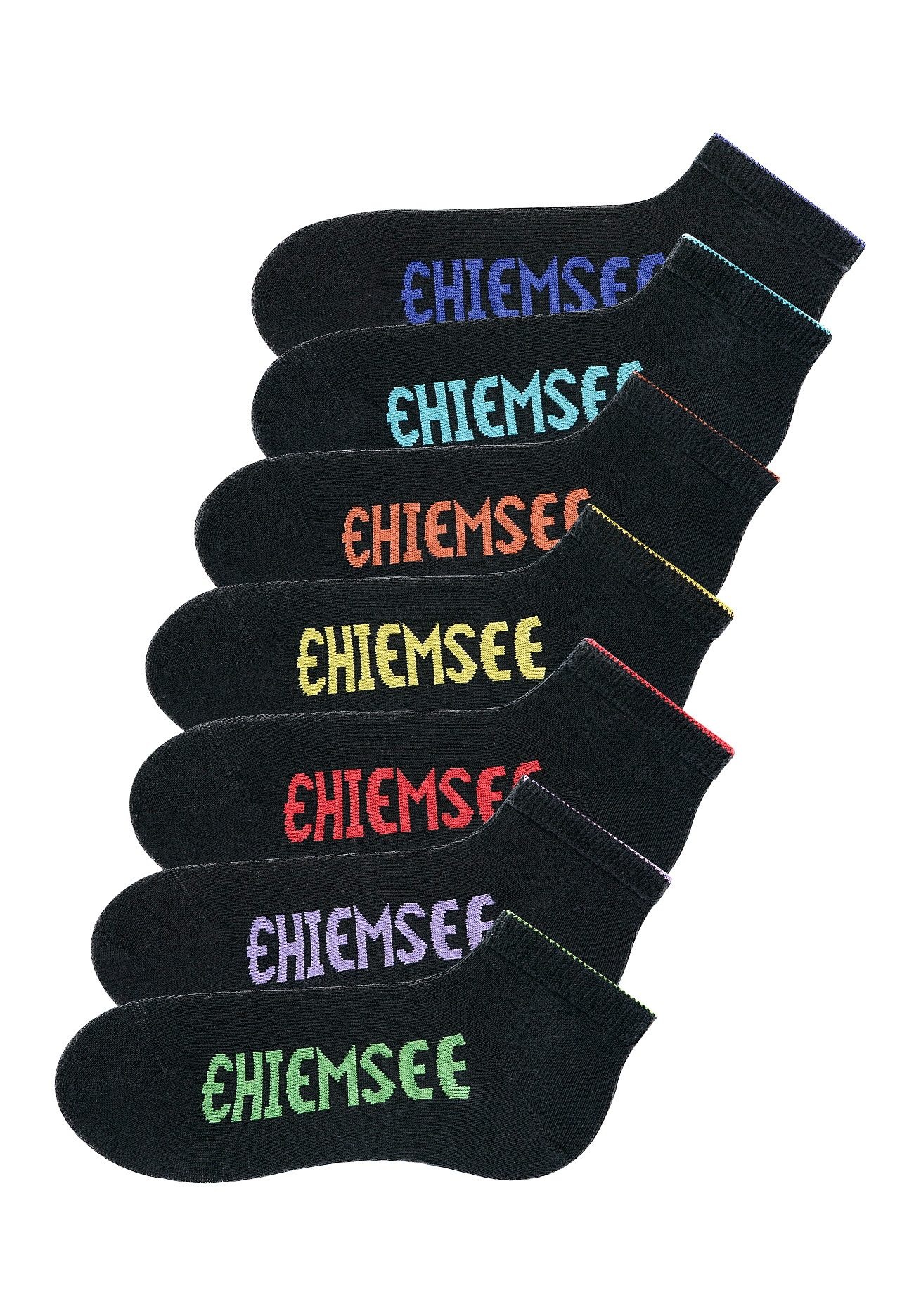 Chiemsee Sneakersocken Packung, 7 Paar tlg. mit farbigen Logos günstig online kaufen