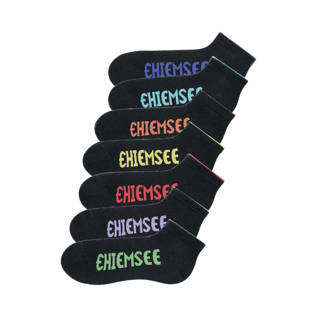 Chiemsee Sneakersocken (7 Paar) mit farbigen Logos JU7688