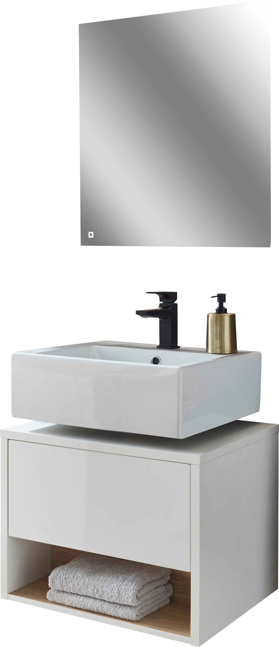 PLACES OF STYLE Badmöbel-Set "Studio Line, Bad im modernen Design, 2-teilig günstig online kaufen