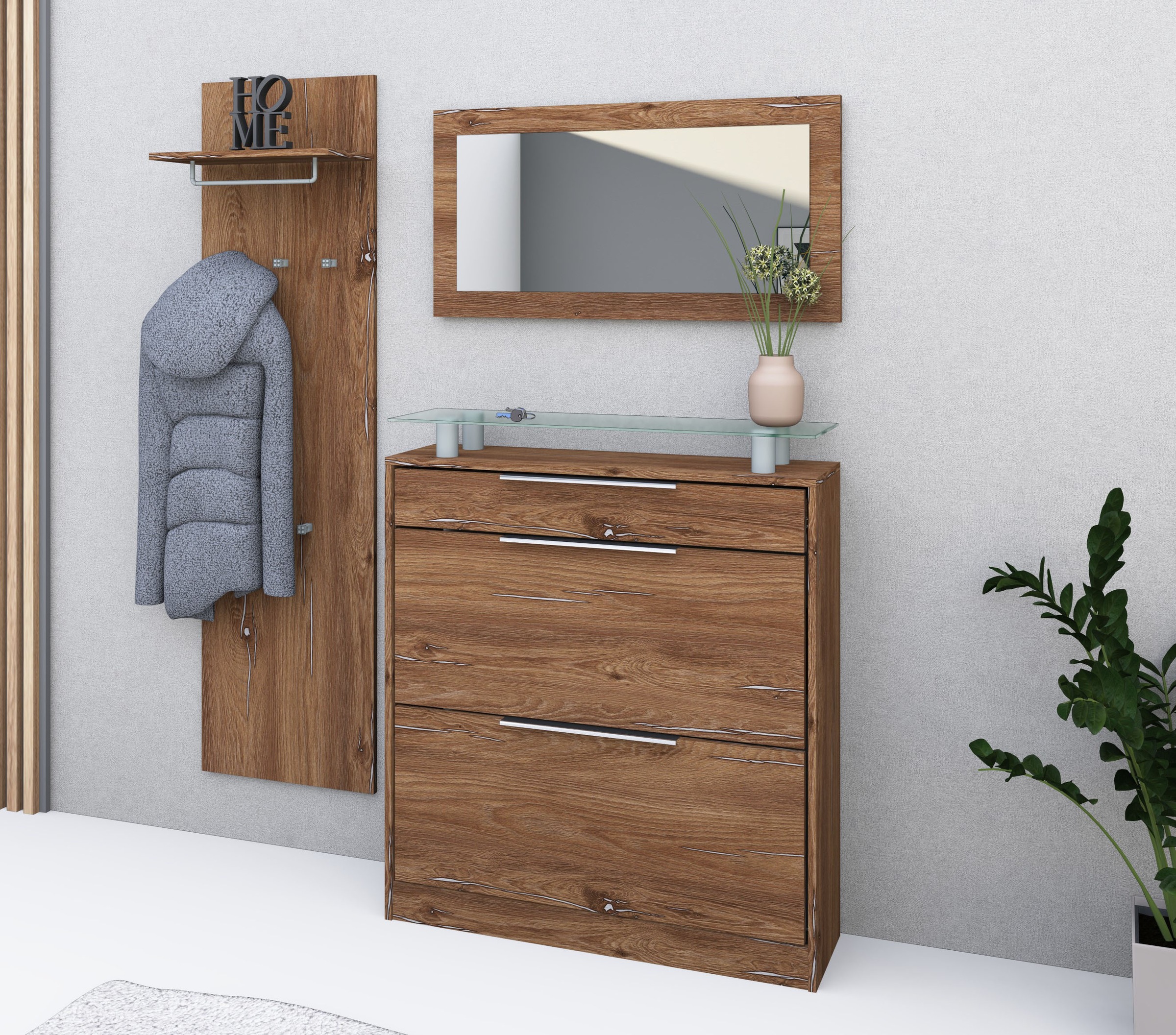 borchardt Möbel Garderoben-Set "Oliva" günstig online kaufen