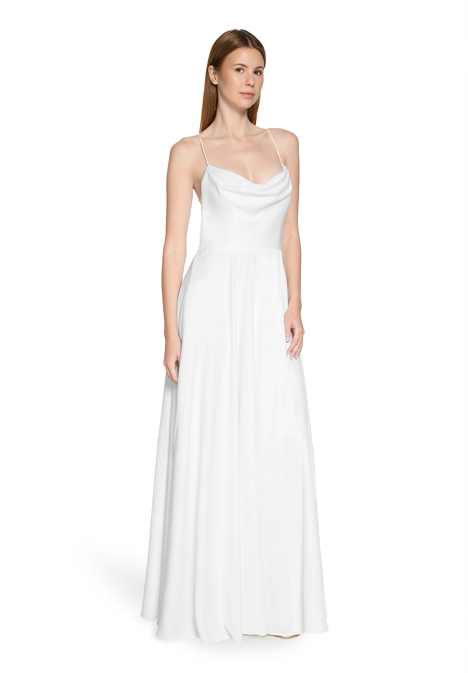 Vera Mont Abendkleid »Damen mit Wasserfallausschnitt« Ohne Tasche Material