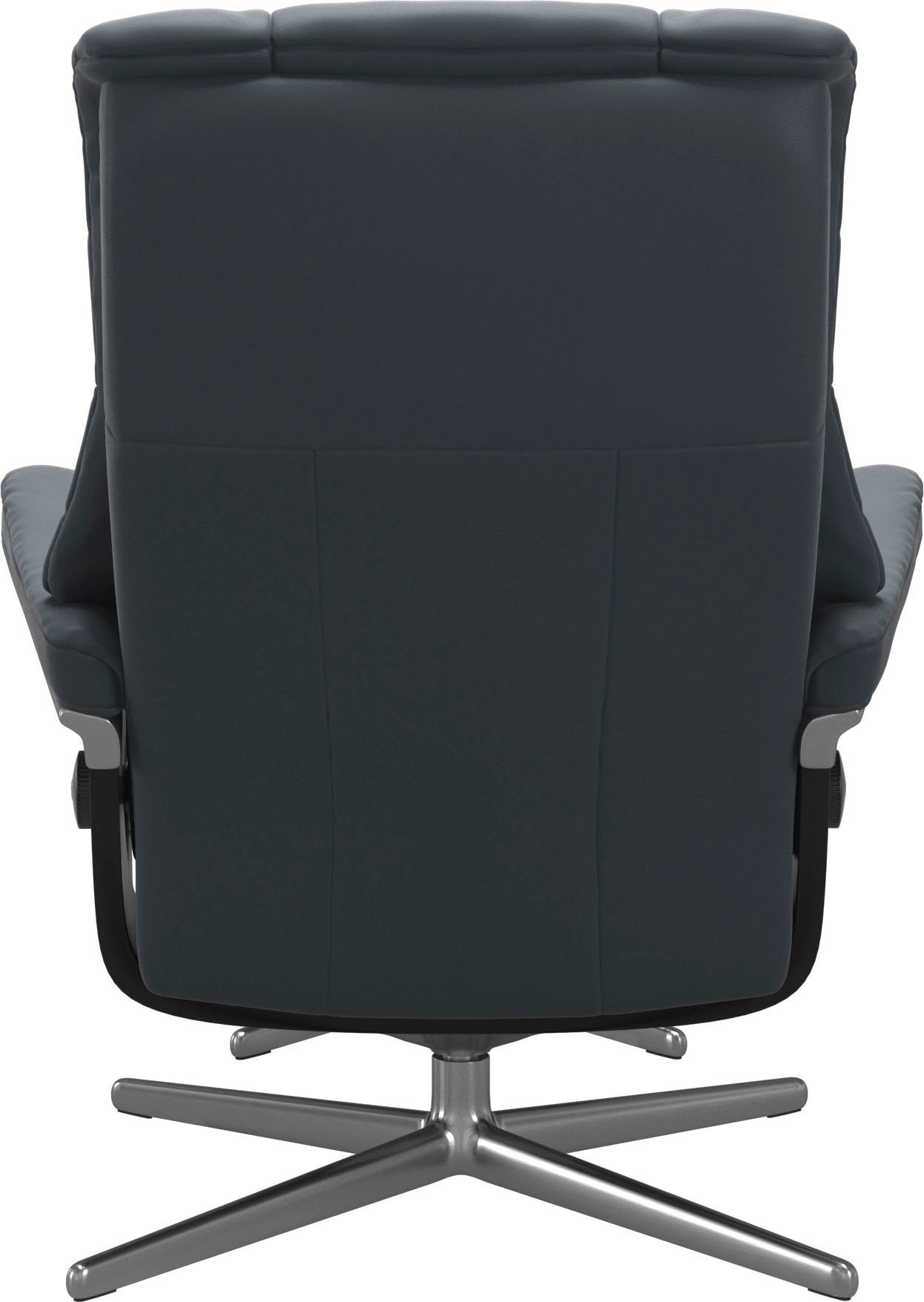 Thumbnail - Stressless "Mayfair" Set, Relaxsessel mit Hocker, mit Hocker, mit Cross Base, Größe S, M & L, Holzakzent Schwarz