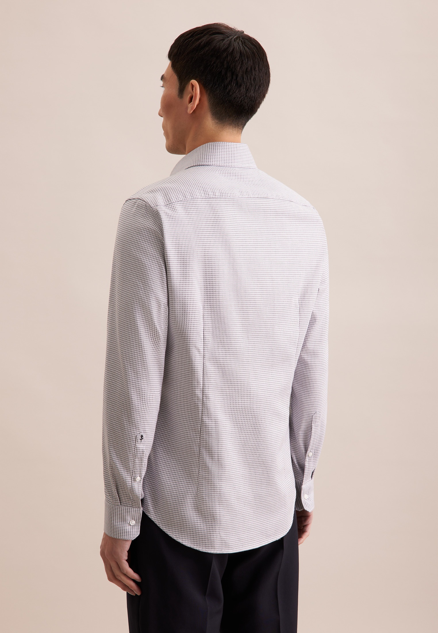 seidensticker Businesshemd "Shaped" Shaped 1/1 Kentkragen Struktur günstig online kaufen