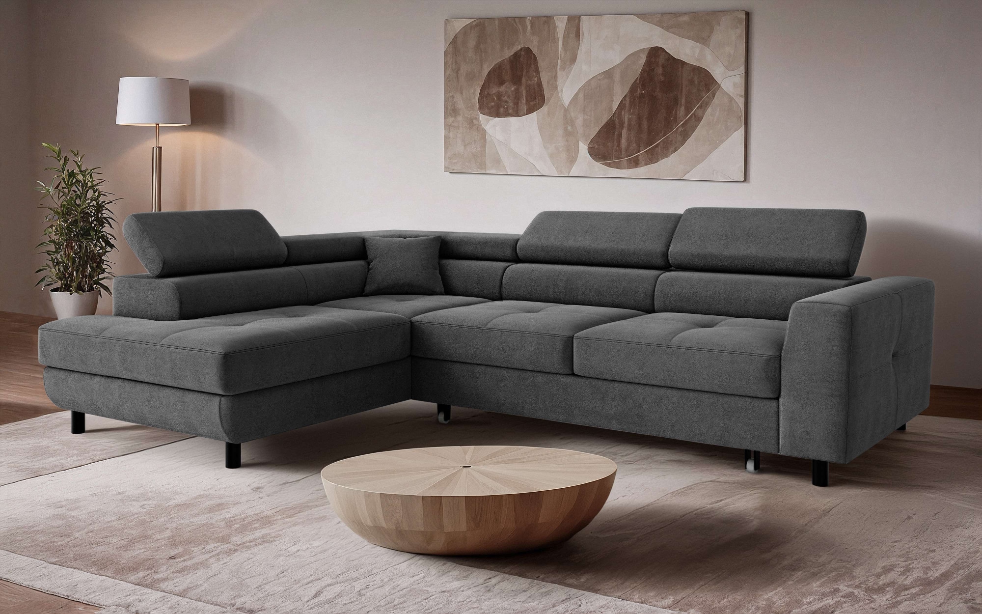 OTTO home Ecksofa "AADEN Schlafsofa 254 cm - OTTO. Verlässliche Qualität." günstig online kaufen
