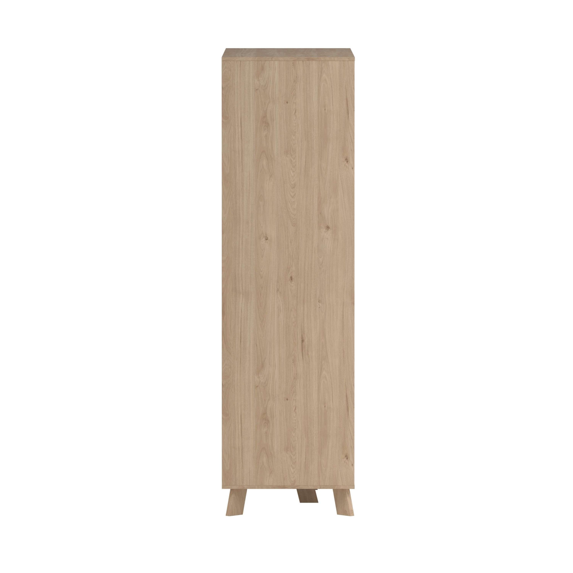 andas Kleiderschrank »Ikast Drehtürenschrank, Spiegeltür, Aufbewahrung, Schrank, Stauraum«, 1 Spiegeltür, 2 Türen, 3 Schubladen, Höhe 201 cm, Breite 147 cm