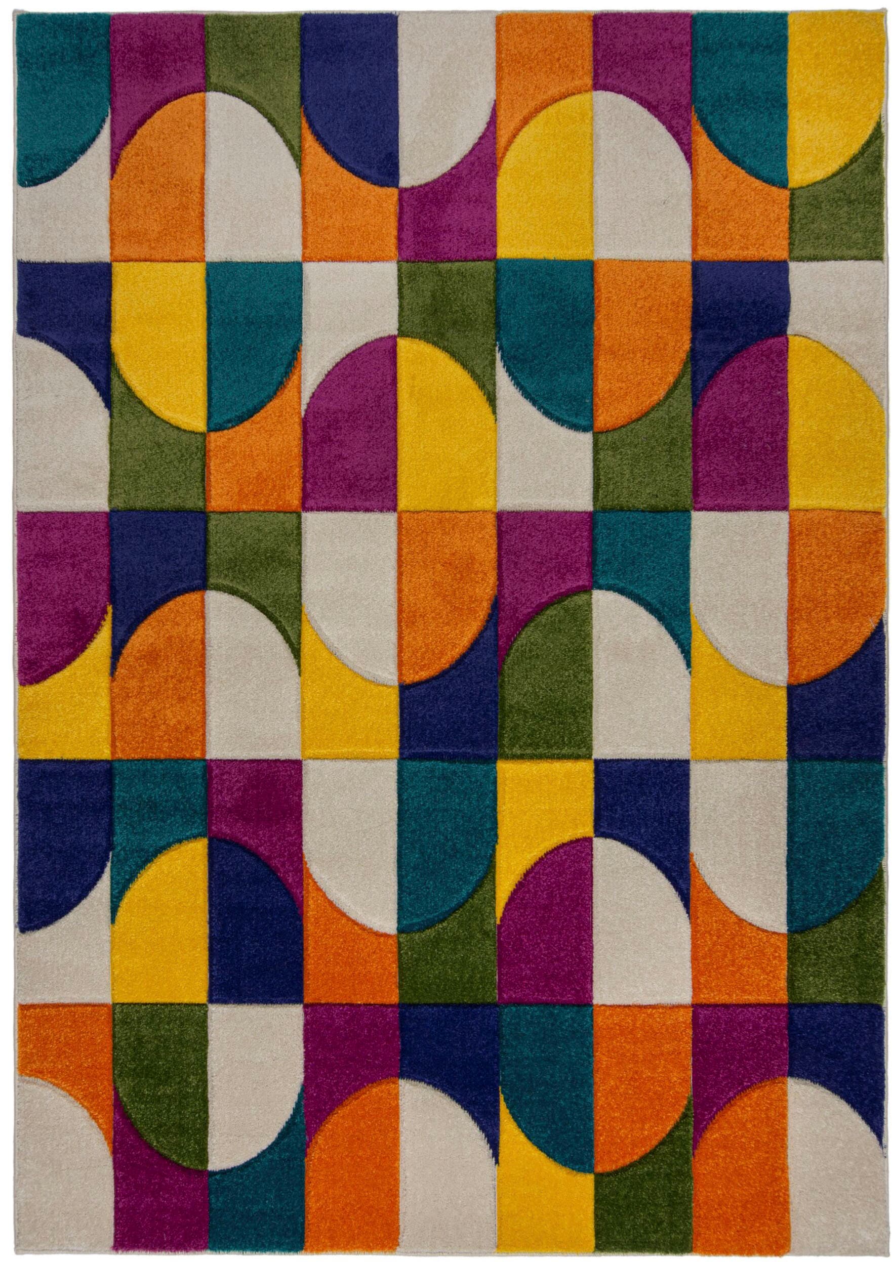 FLAIR RUGS Teppich »ChaCha«, rechteckig, 8 mm Höhe, Abstrakter Teppich
